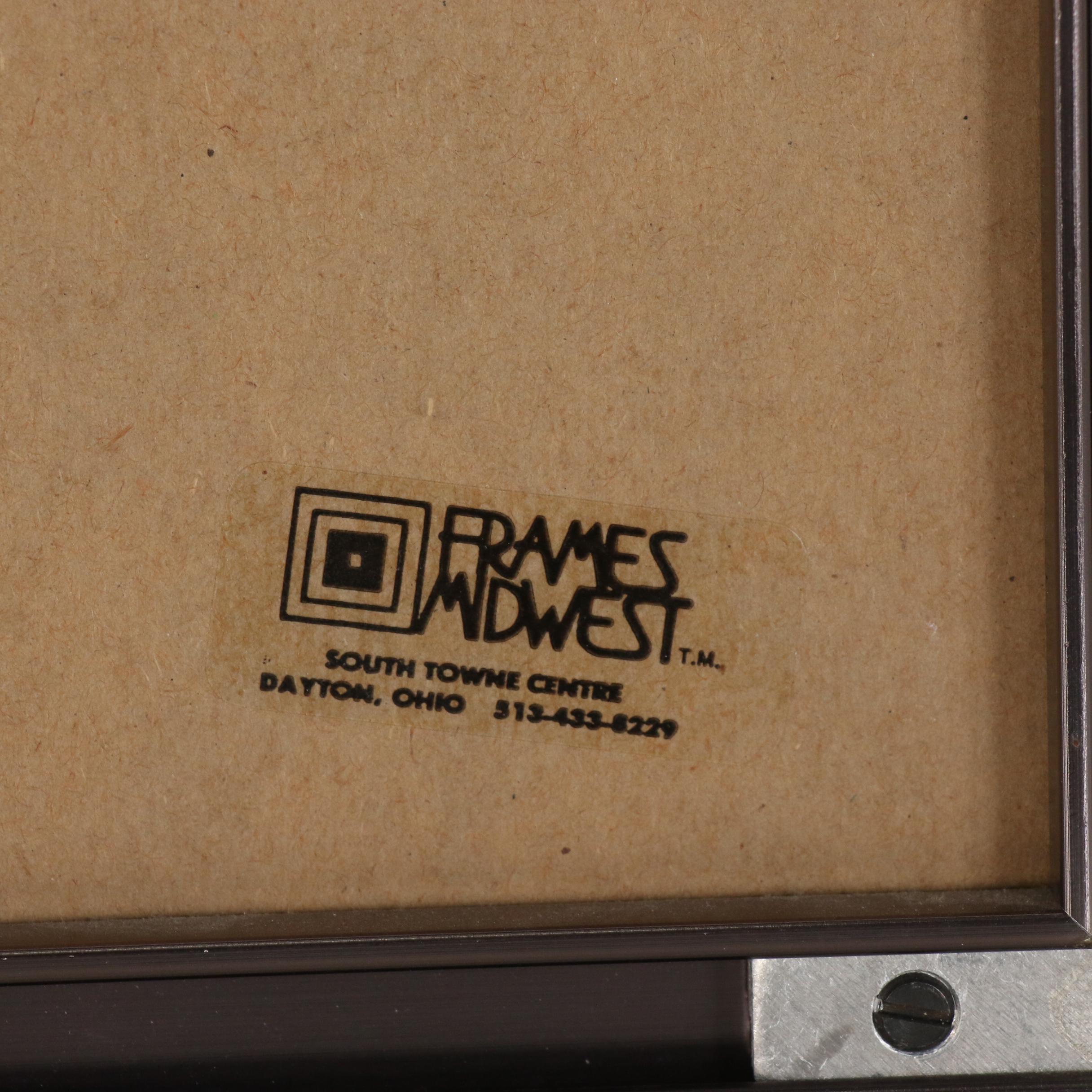 Houlgate Davenport Etching of Swan