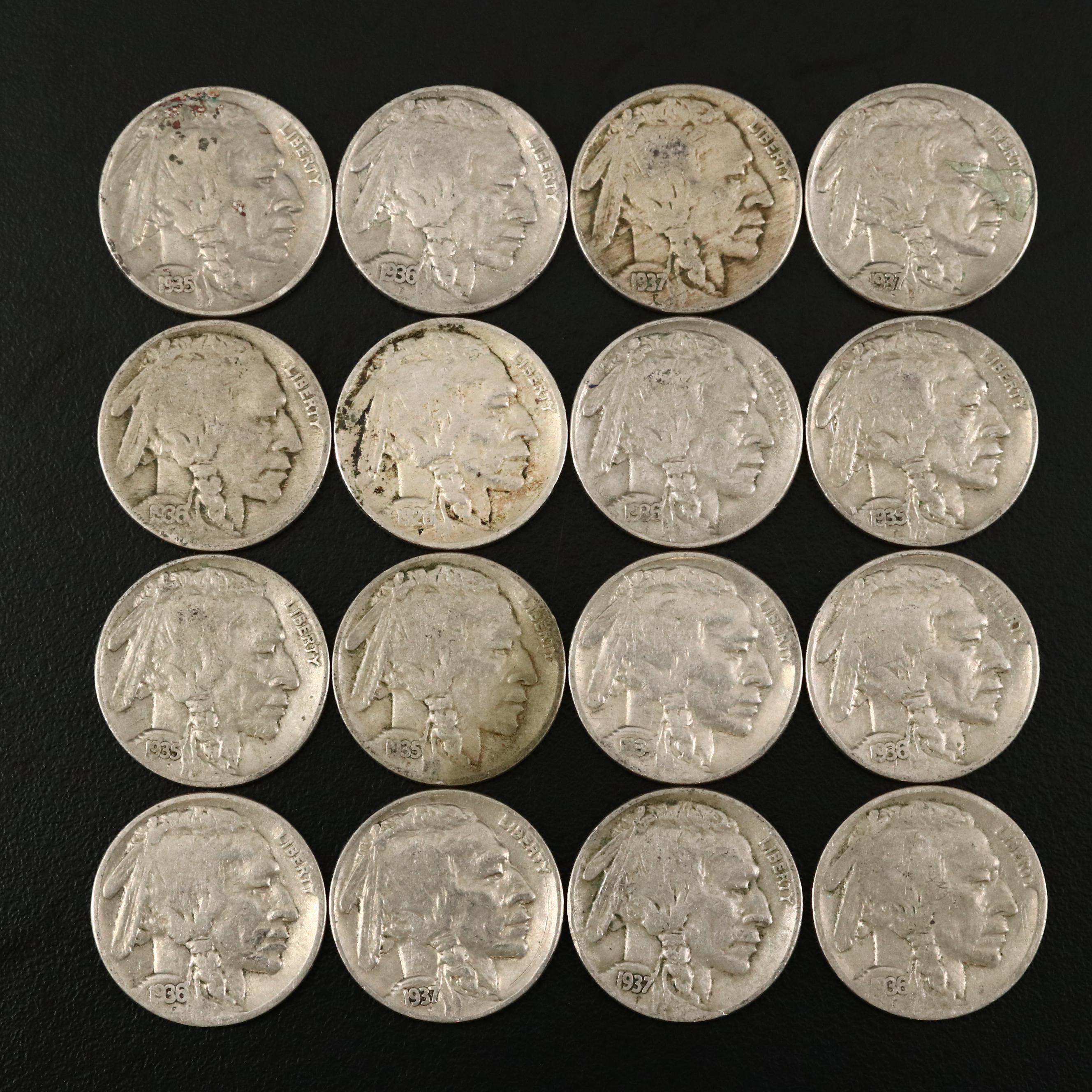Vintage Buffalo Nickel Collection