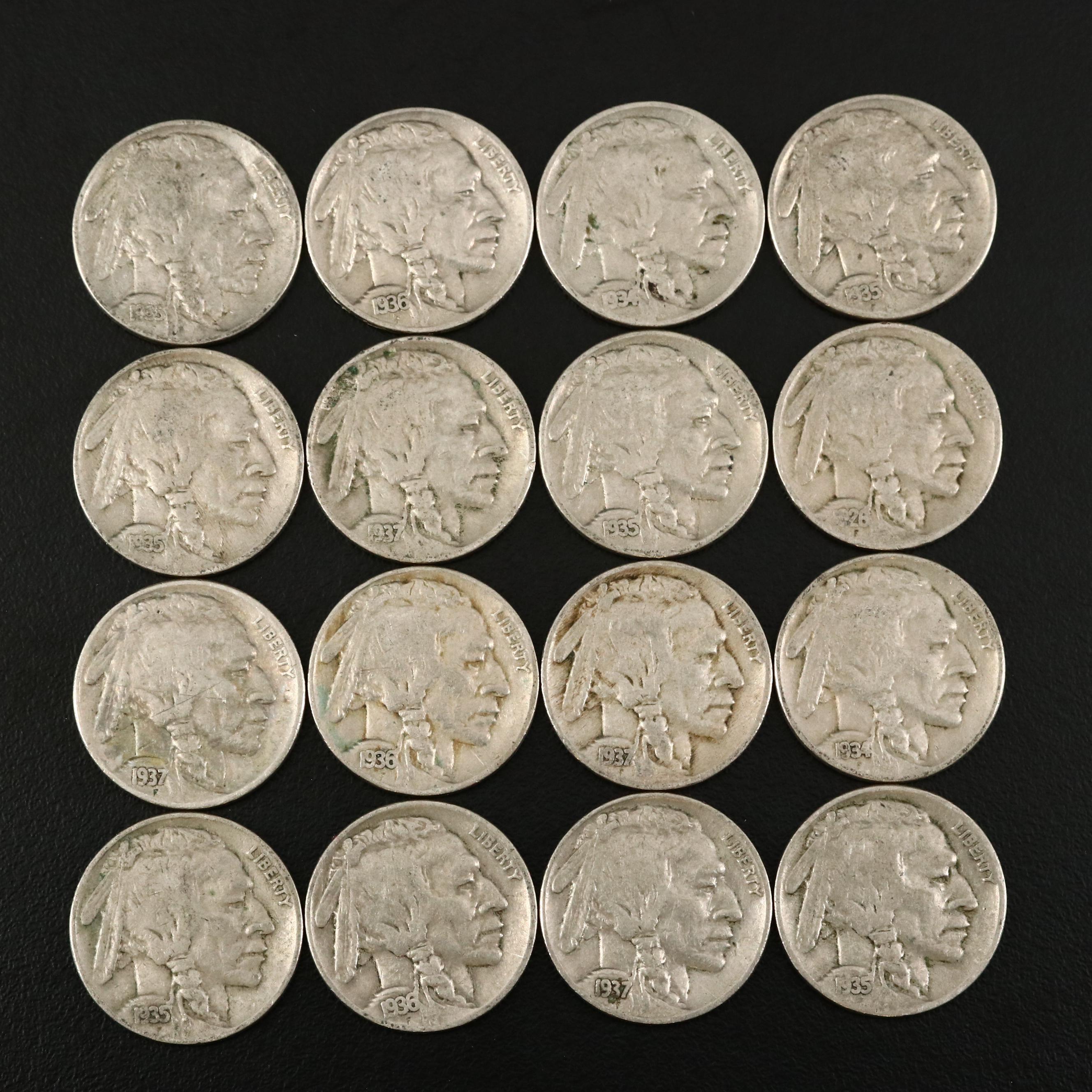 Vintage Buffalo Nickel Collection
