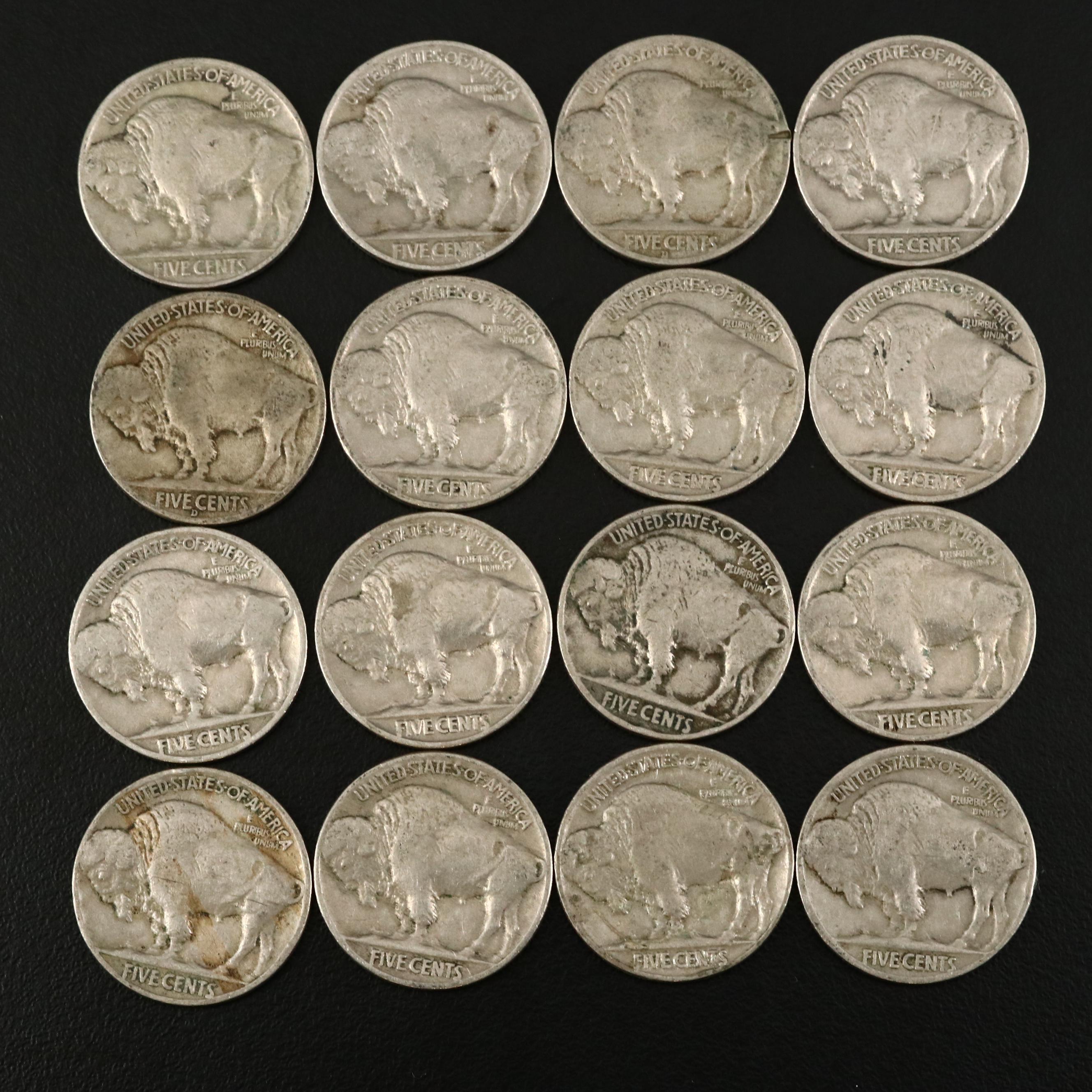 Vintage Buffalo Nickel Collection