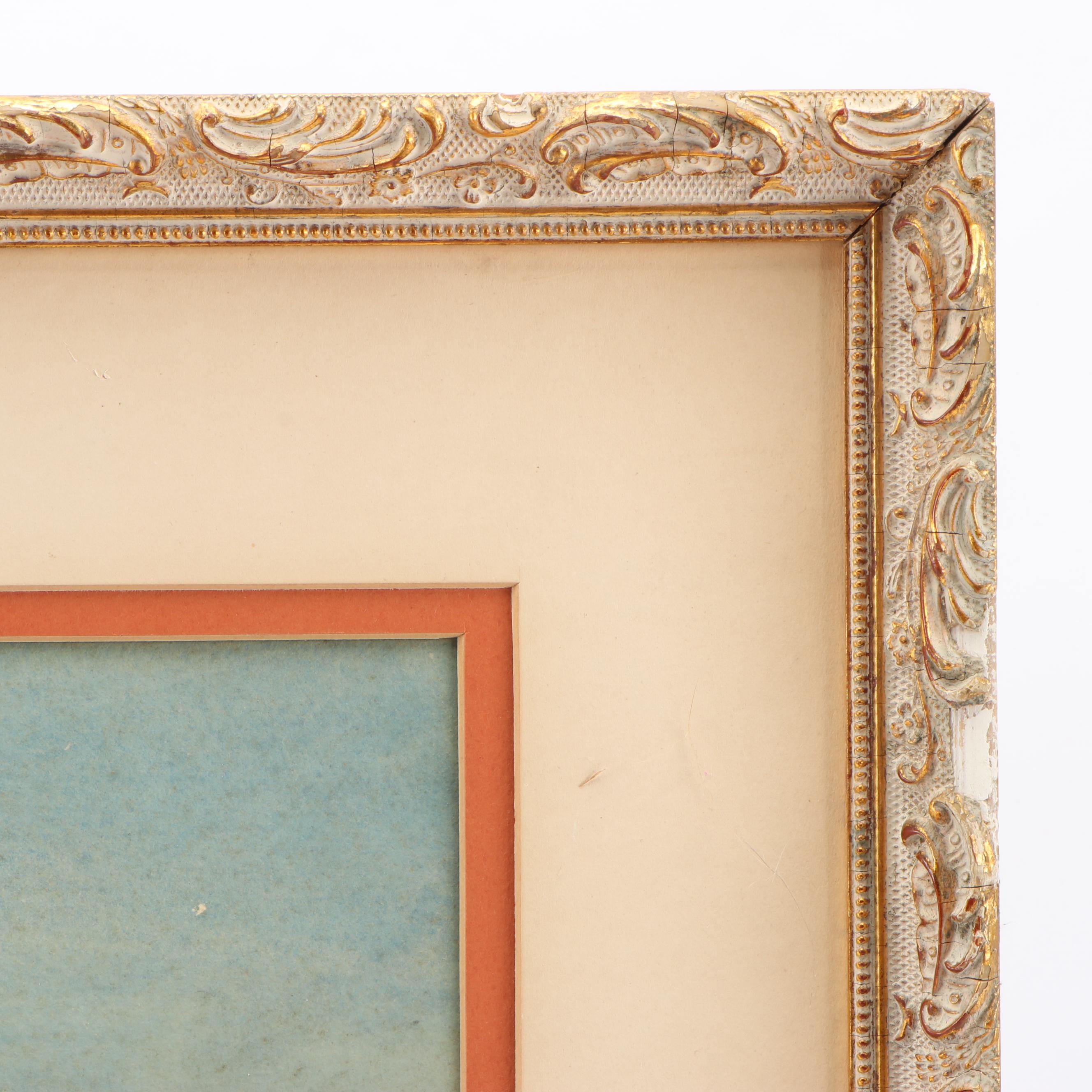 R. W. Van Boskerck European Coastal Watercolor Painting