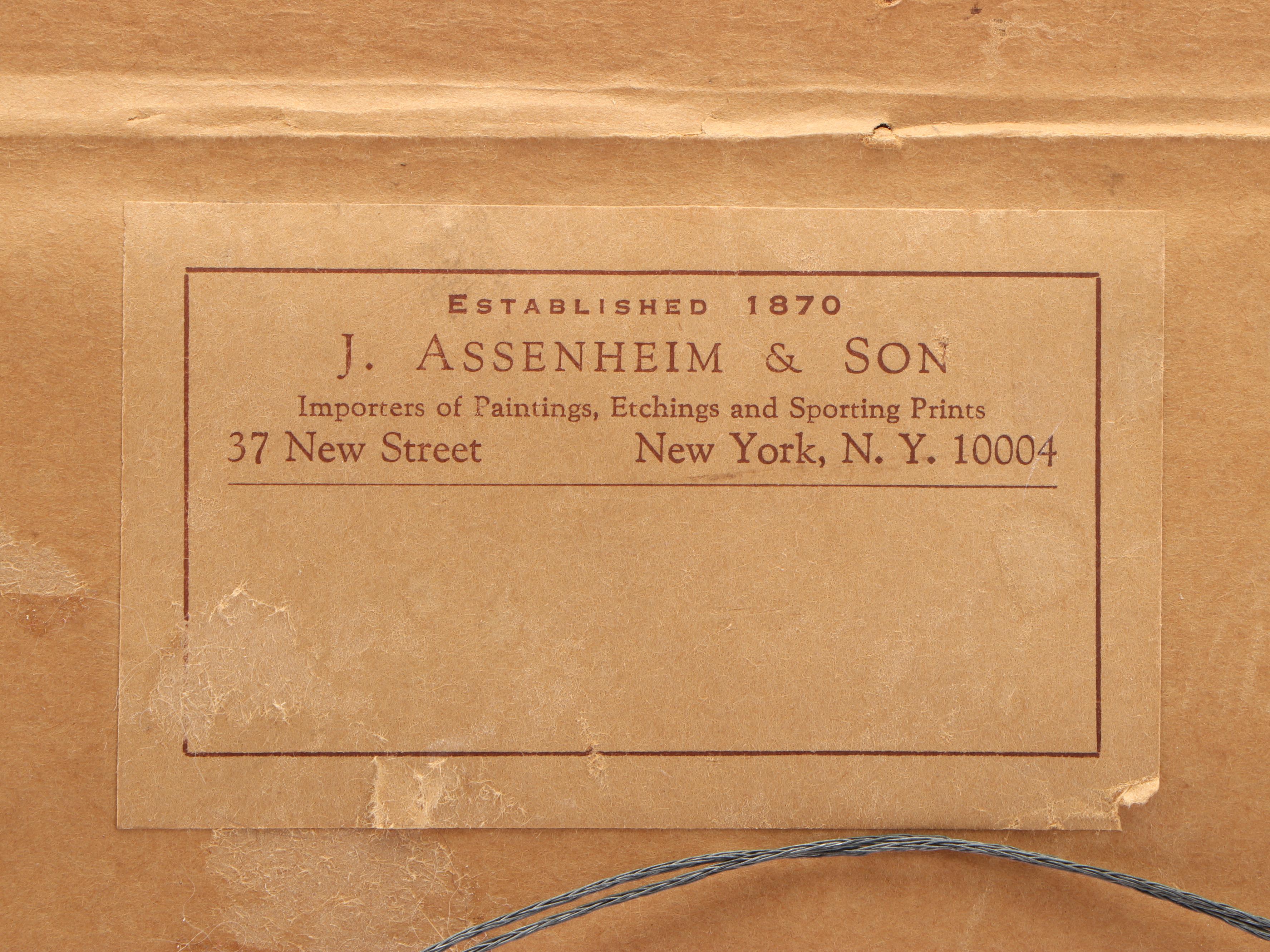 R. W. Van Boskerck European Coastal Watercolor Painting