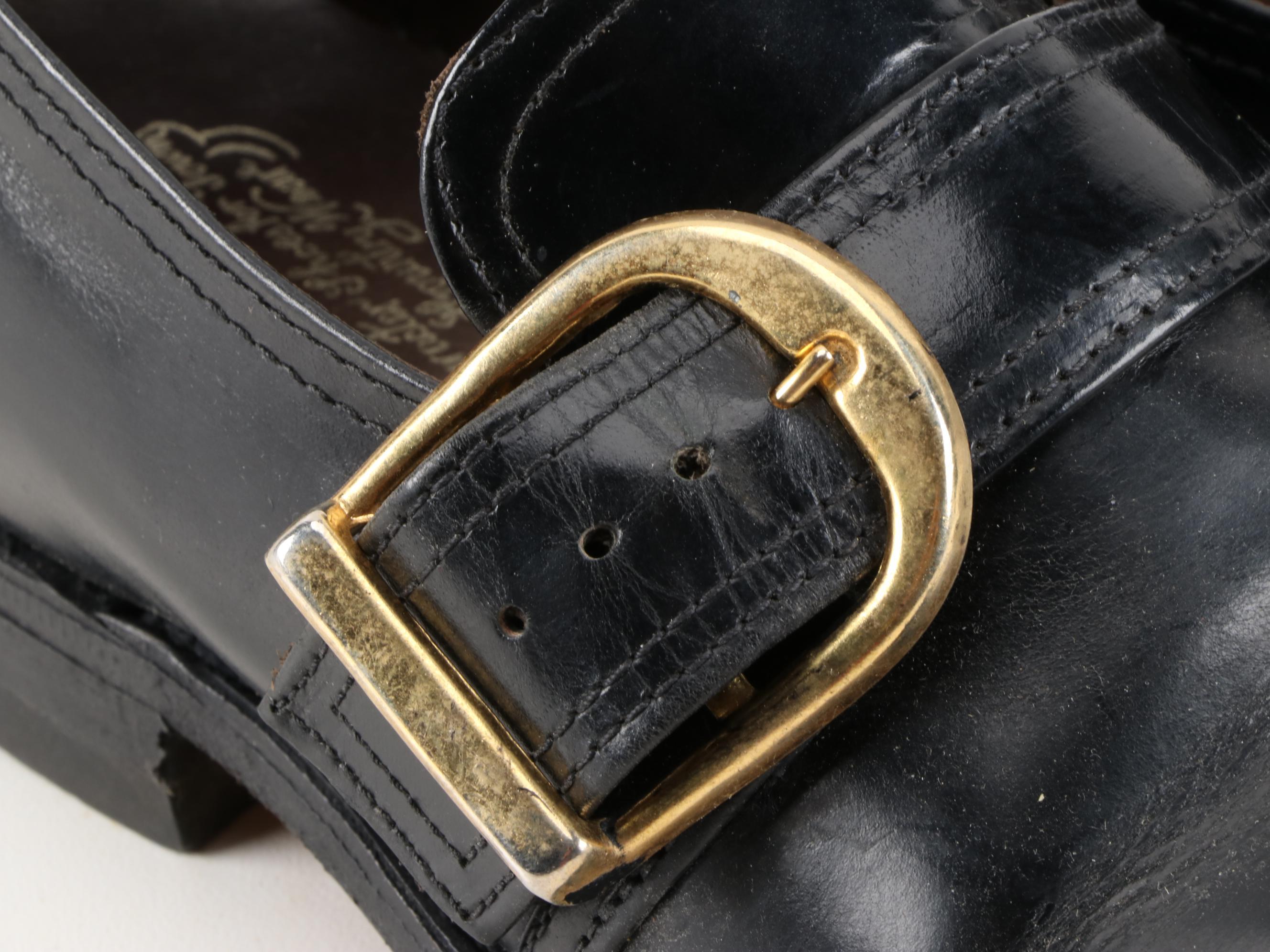 Men's McGregor Buckle Loafers with O' Sullivan Derby Shoes, Vintage