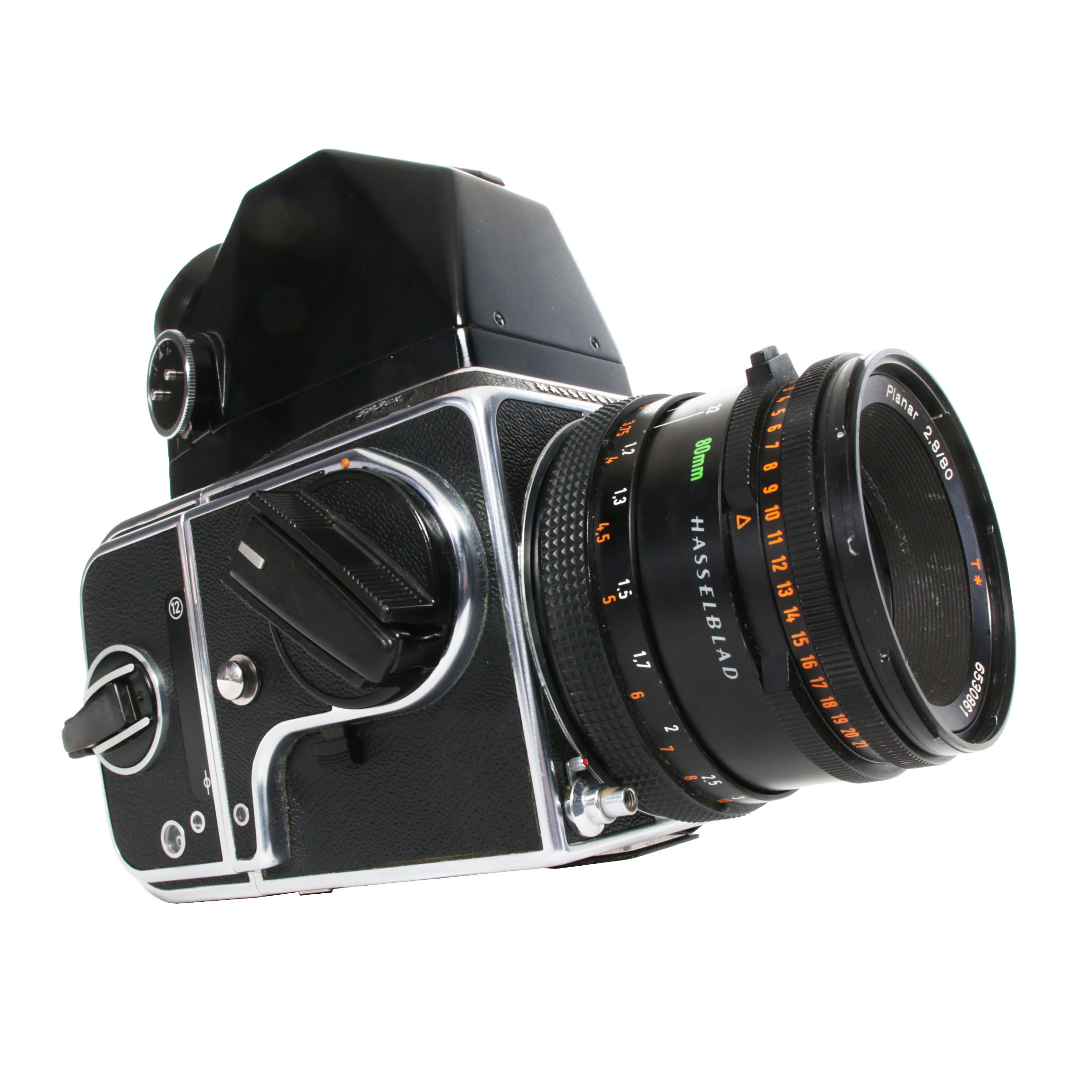 Hasselblad 503CX SLR Camera with Zeiss Planar 80mm f/2.8 Lens and More