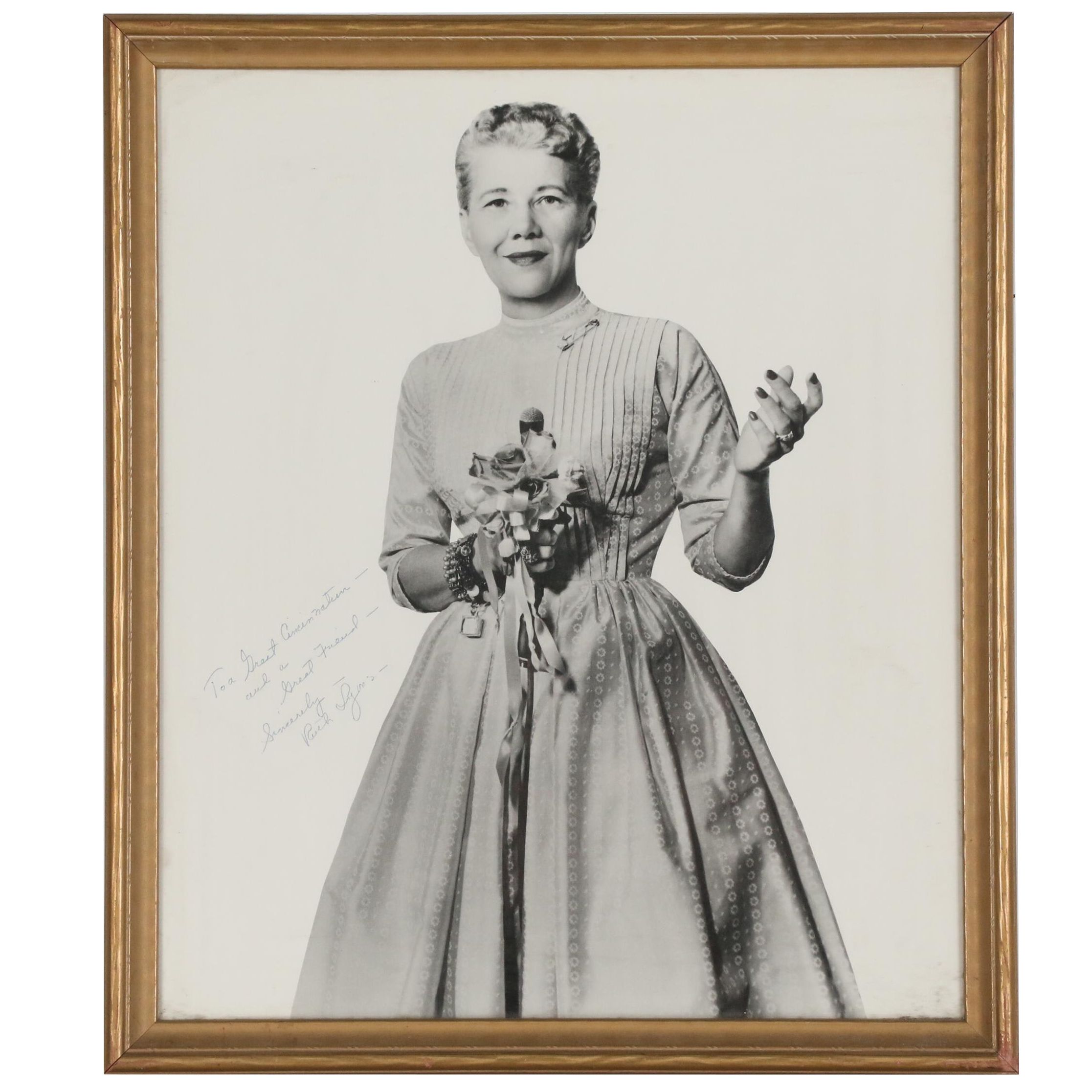 Ruth Lyons (Cincinnati Broadcast Legend) Autographed Photograph