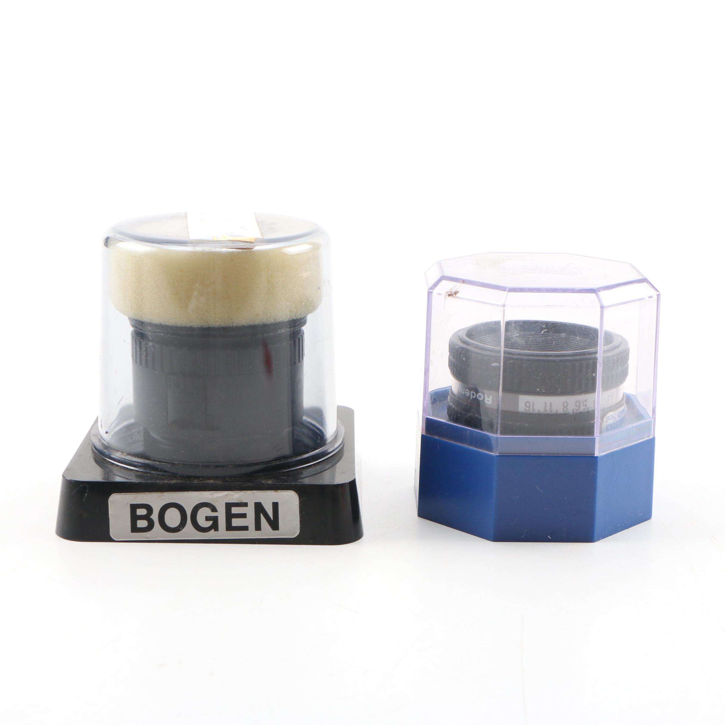 Rodenstock Apo-Rodagon-R 75mm f/4 and Rodenstock Rodagon 50mm f/2.8 Lenses