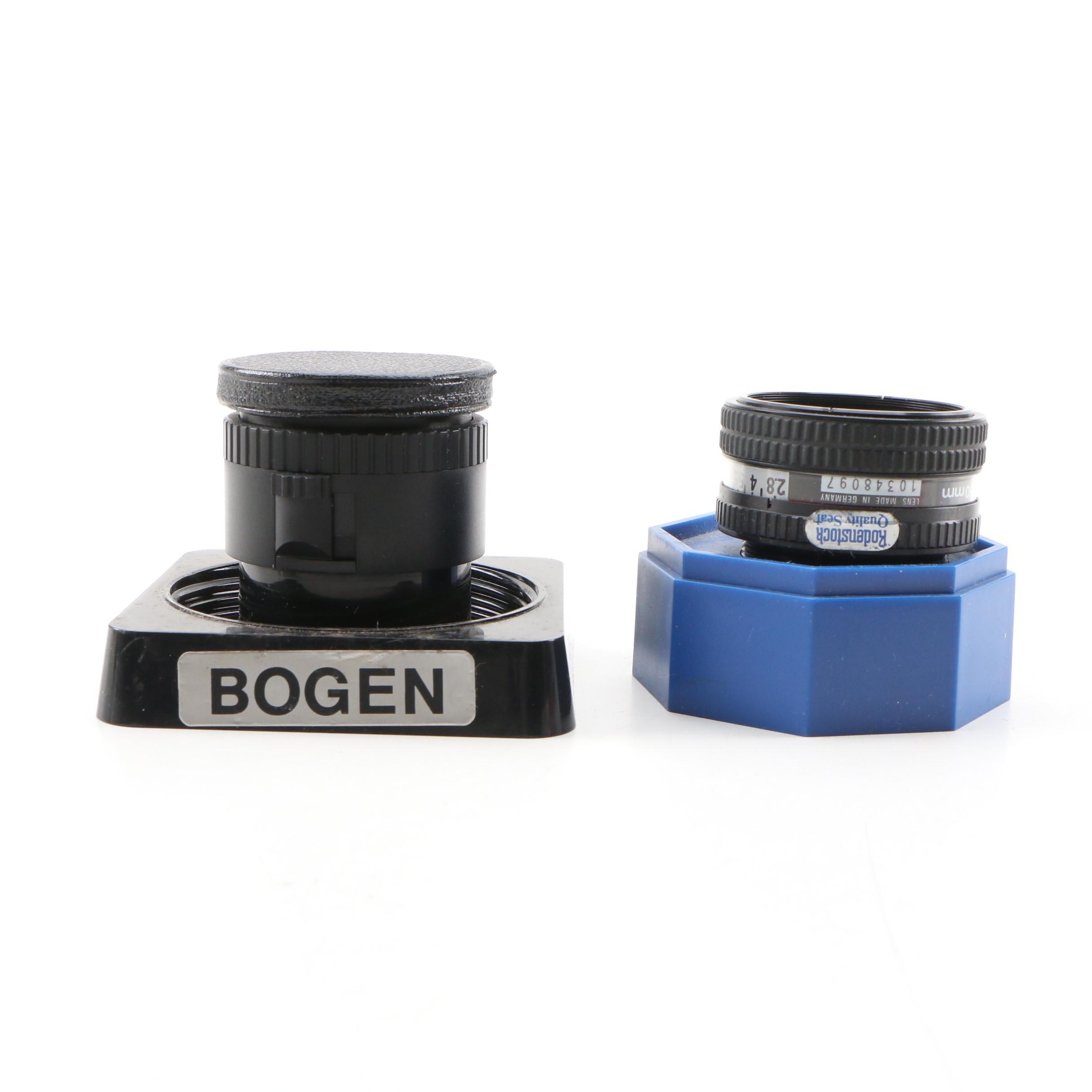 Rodenstock Apo-Rodagon-R 75mm f/4 and Rodenstock Rodagon 50mm f/2.8 Lenses