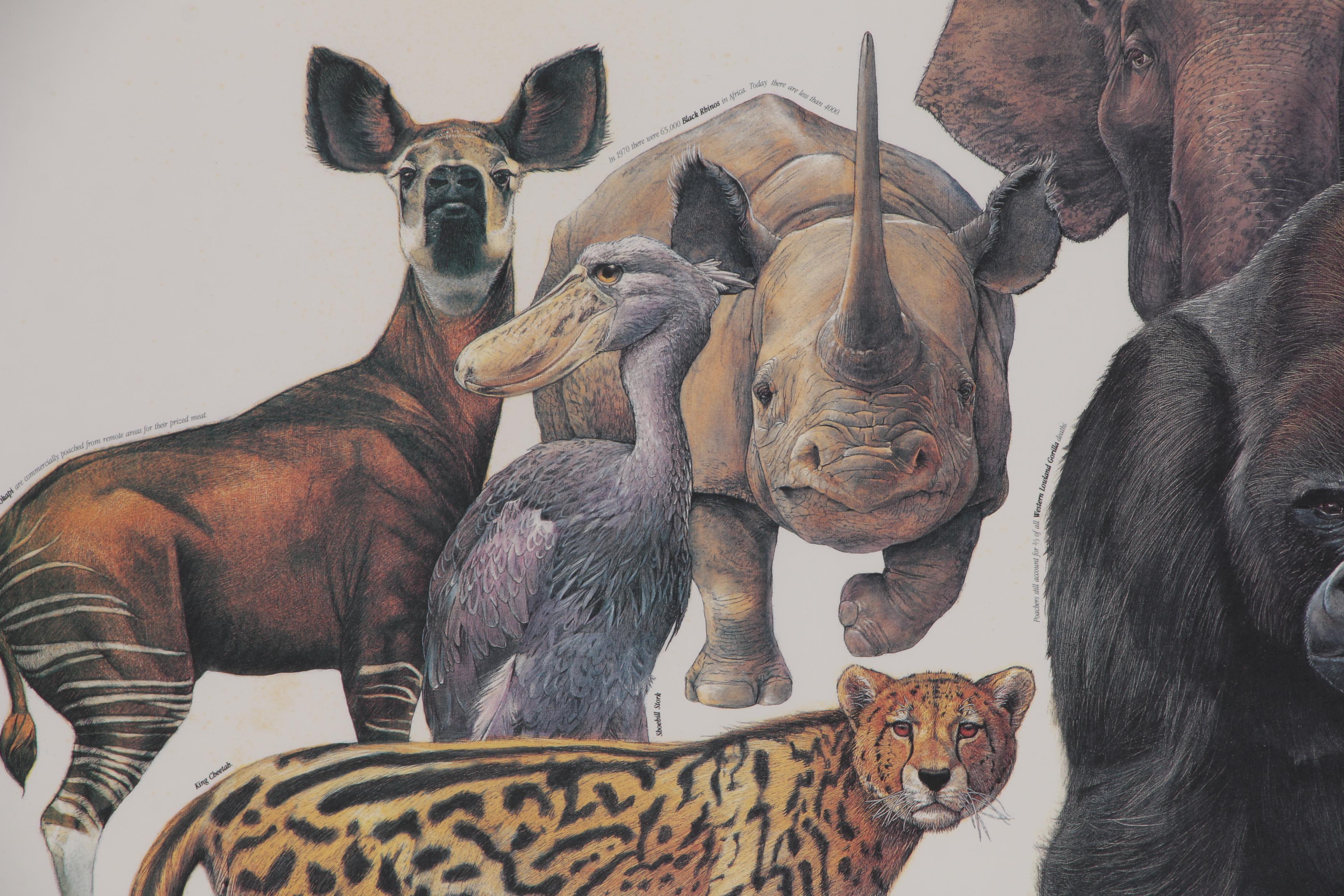 Cincinnati Zoo and Botanical Garden Offset Lithograph Poster