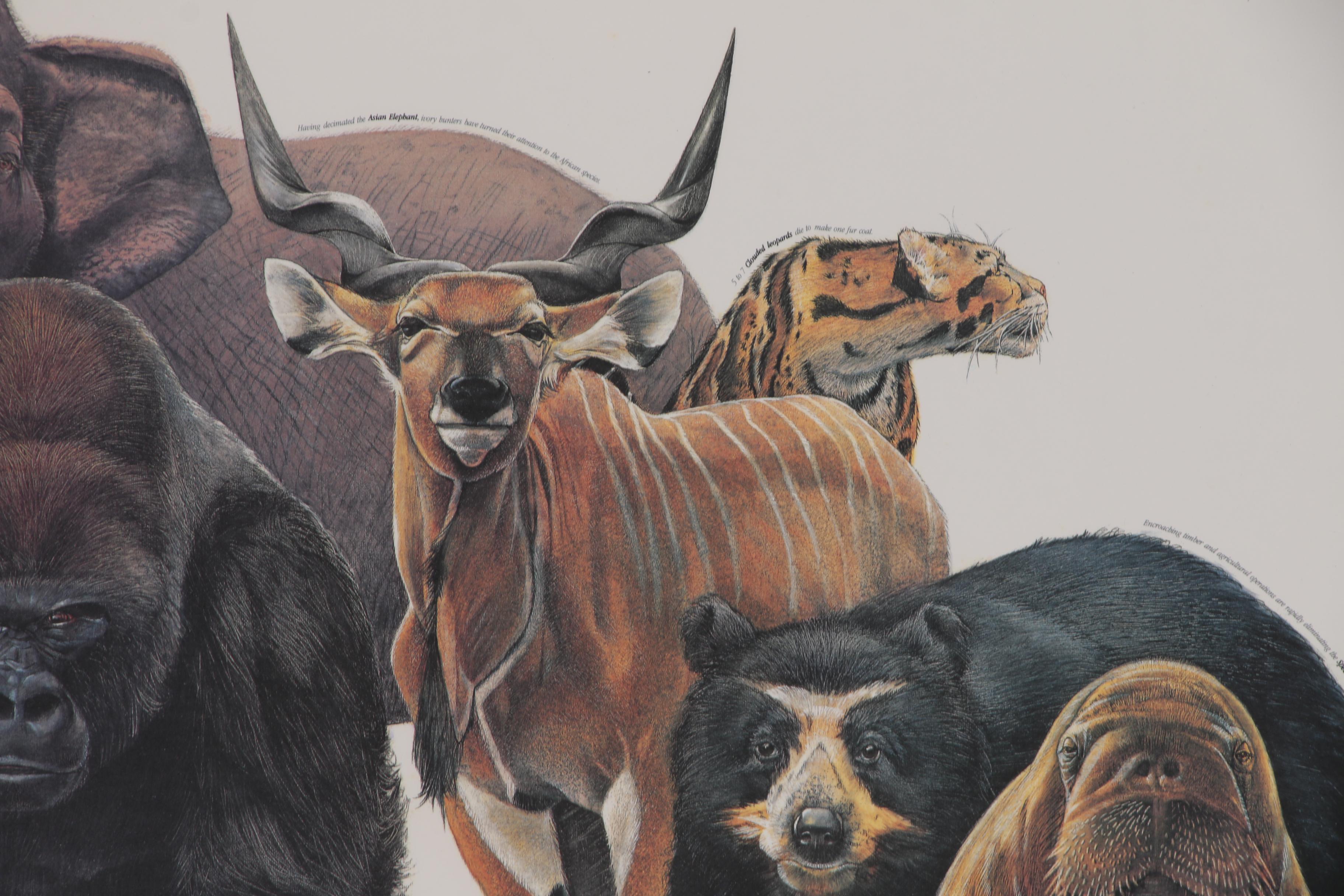 Cincinnati Zoo and Botanical Garden Offset Lithograph Poster