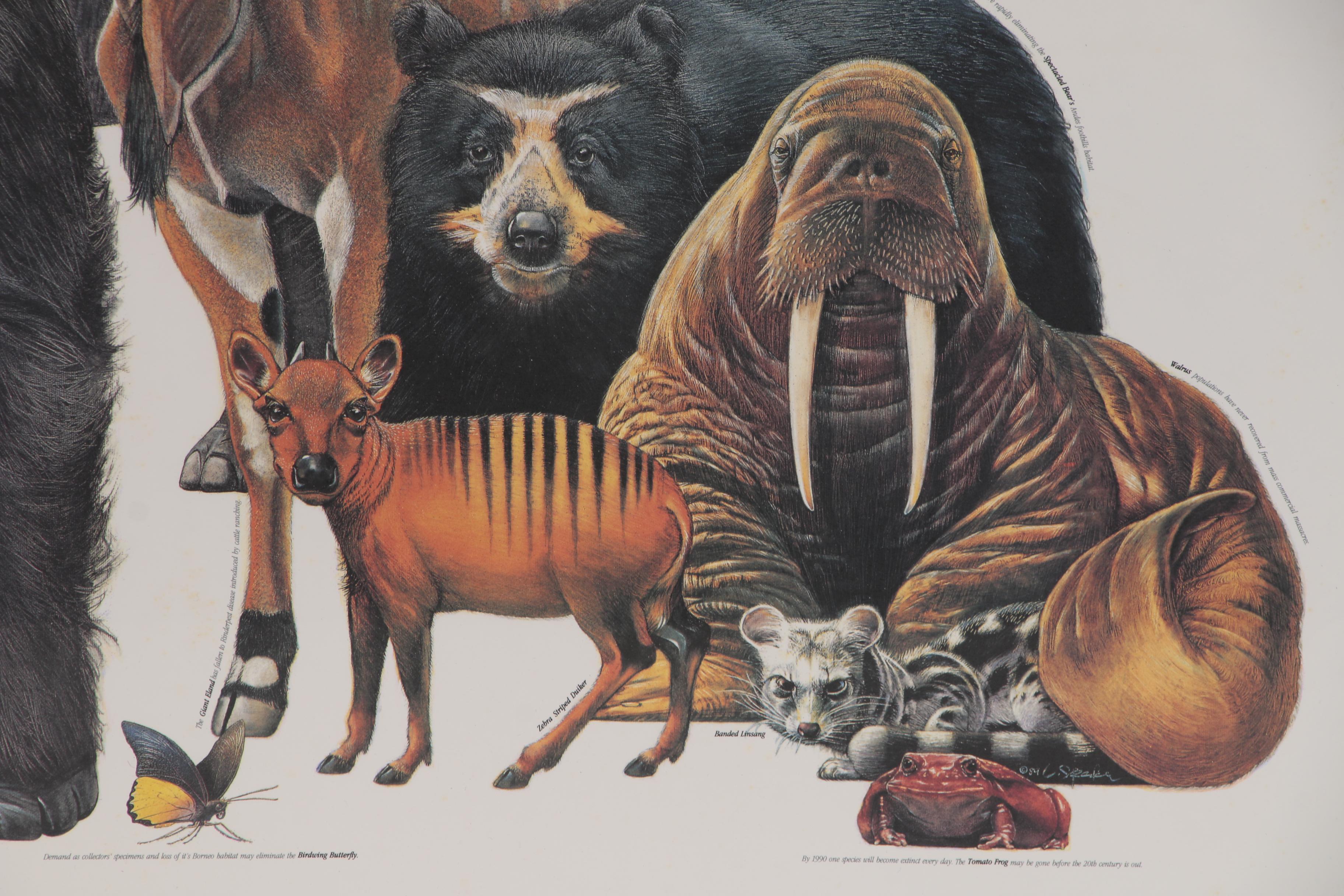 Cincinnati Zoo and Botanical Garden Offset Lithograph Poster