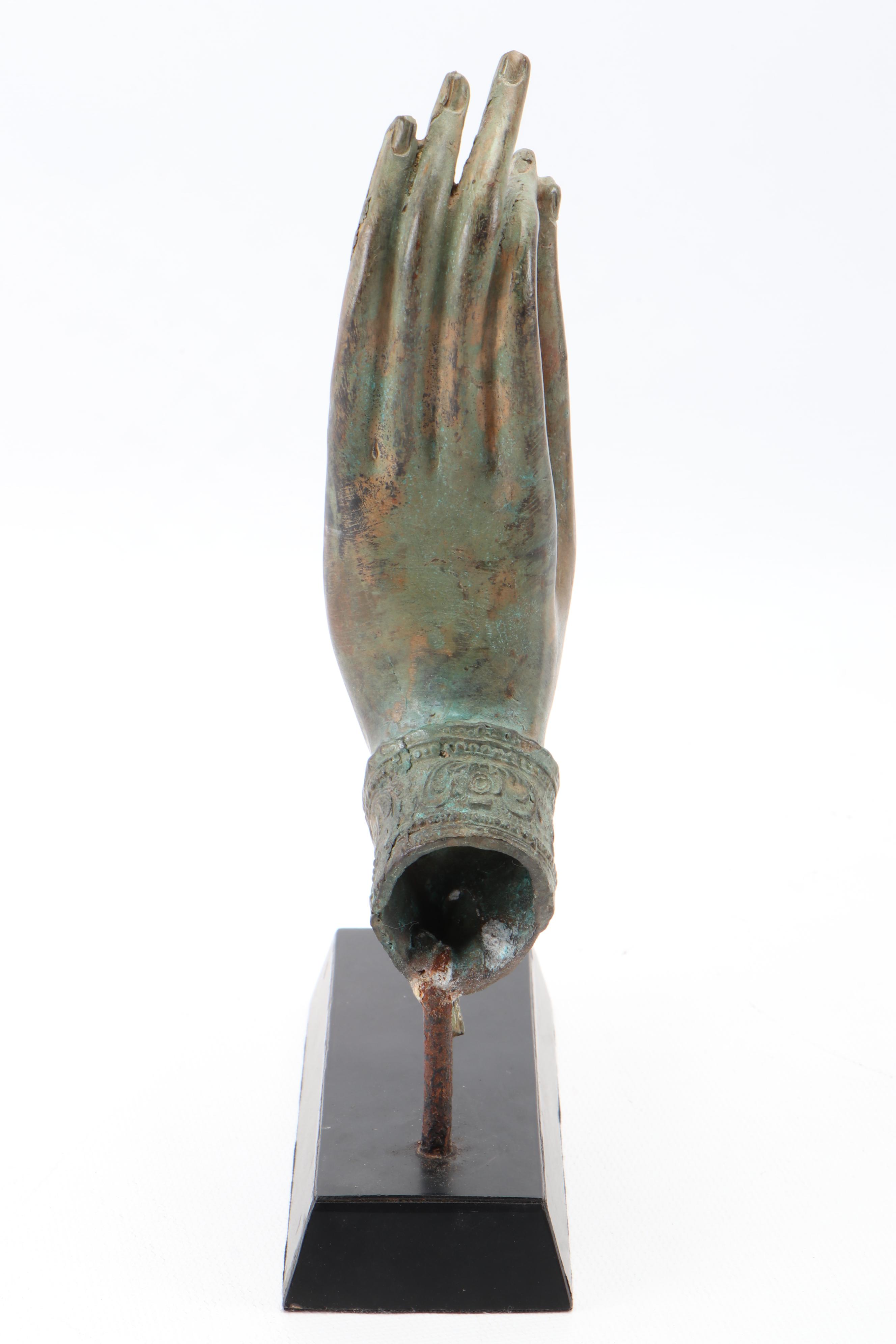 Thai Bronze Hand of Buddha in Vitarka Mudra