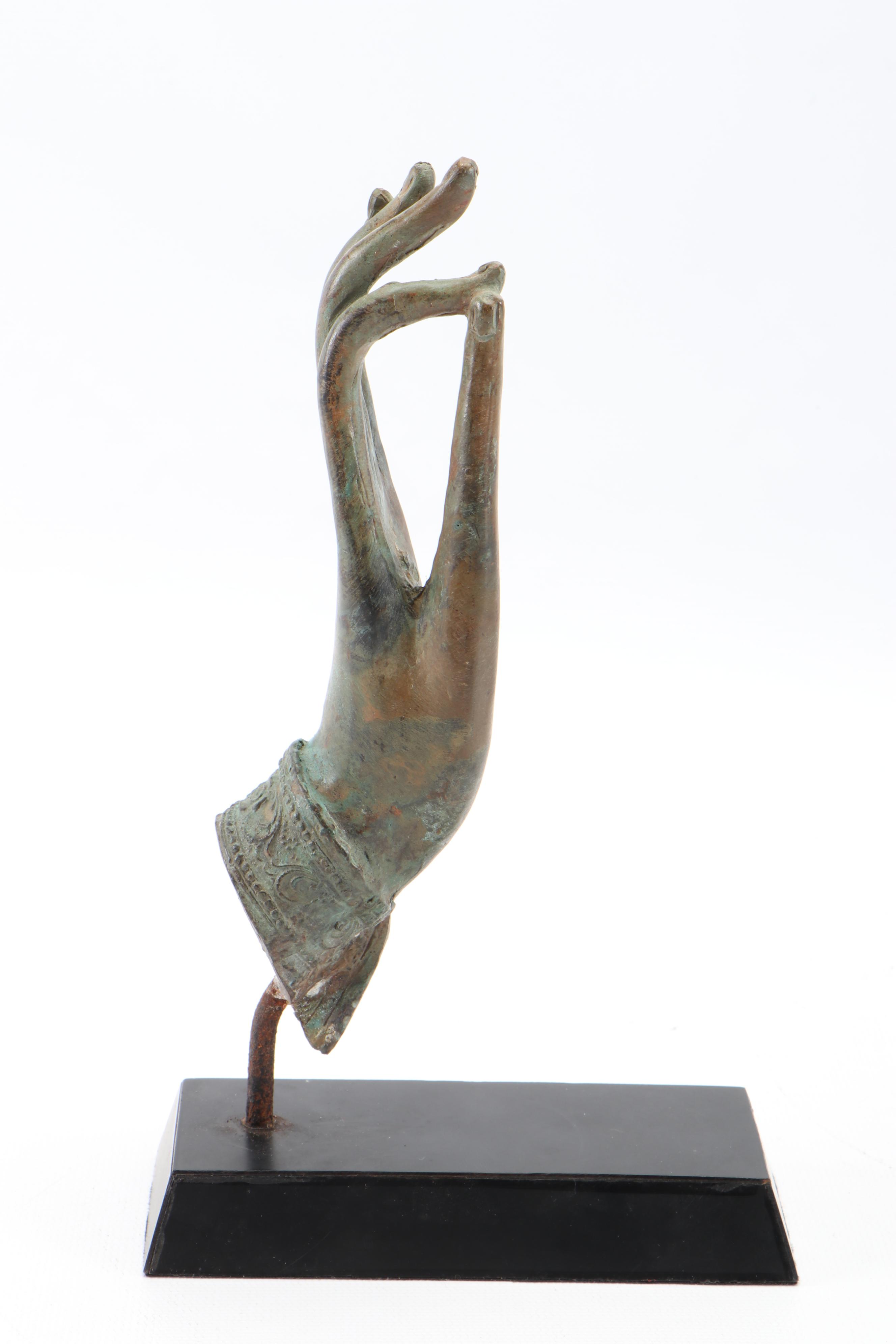 Thai Bronze Hand of Buddha in Vitarka Mudra