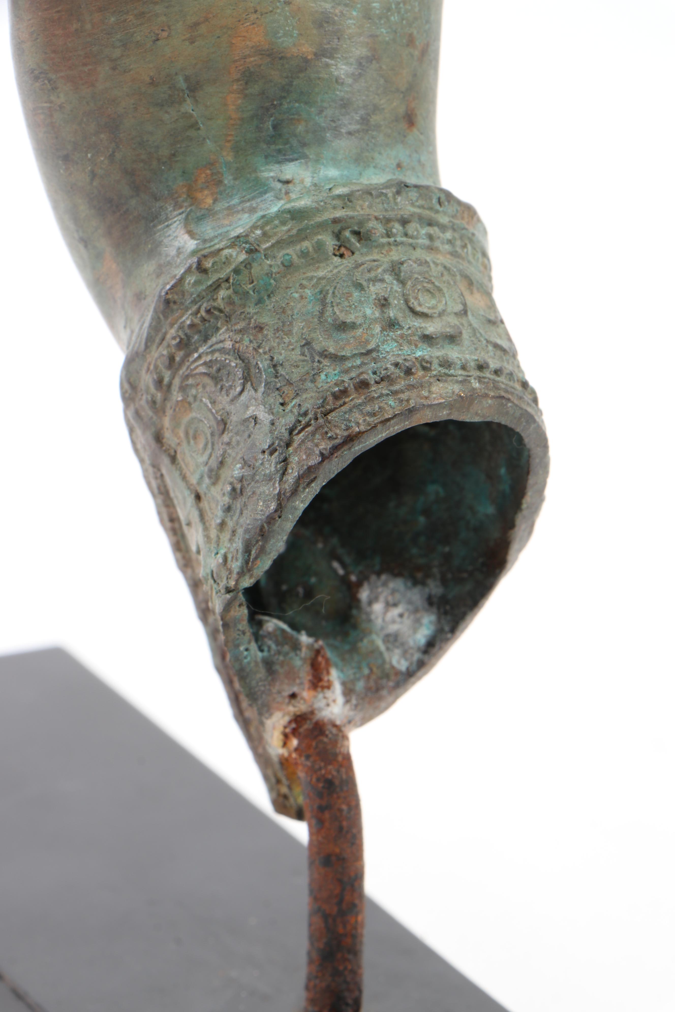 Thai Bronze Hand of Buddha in Vitarka Mudra