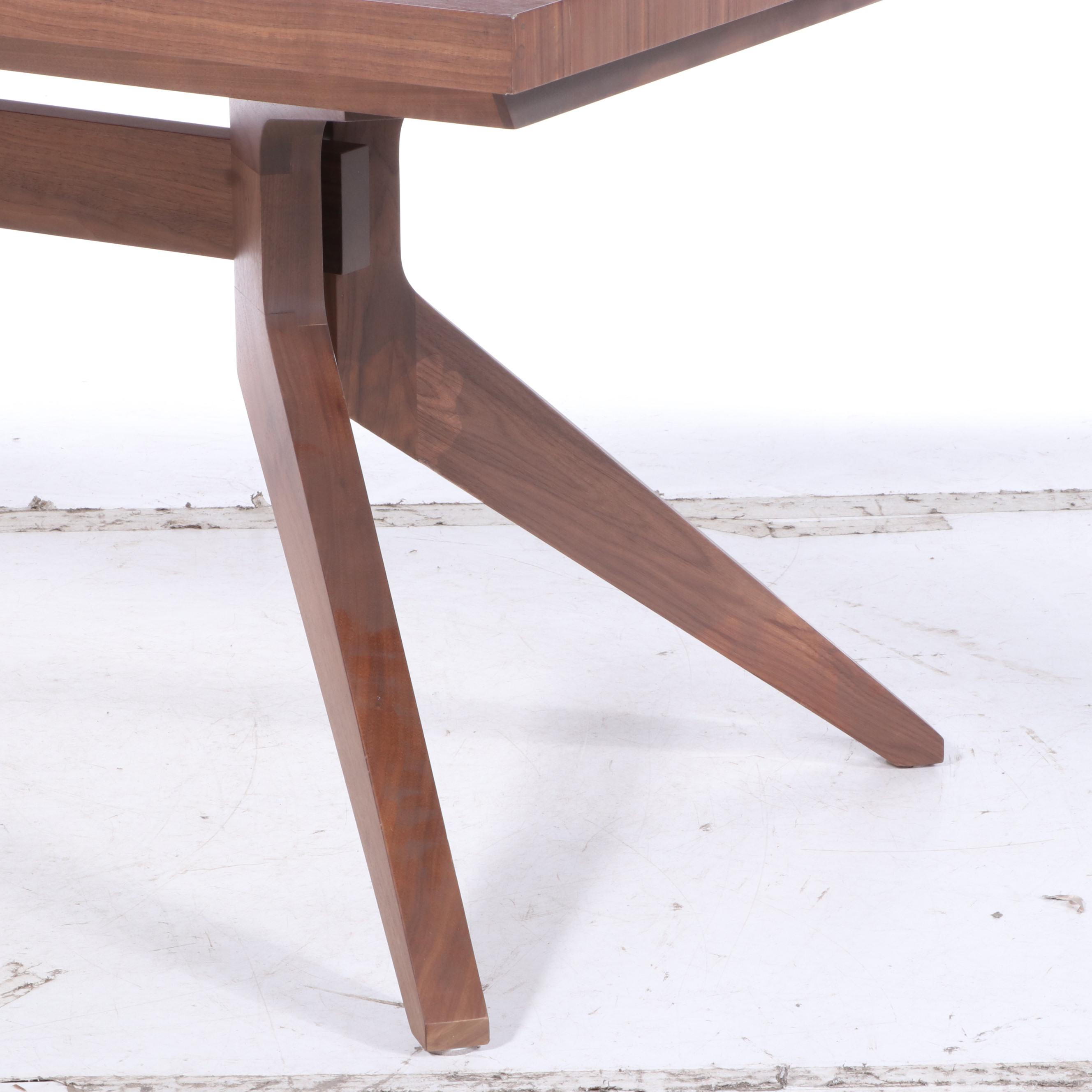 Matthew Hilton for Case Walnut "Cross Extension Table"
