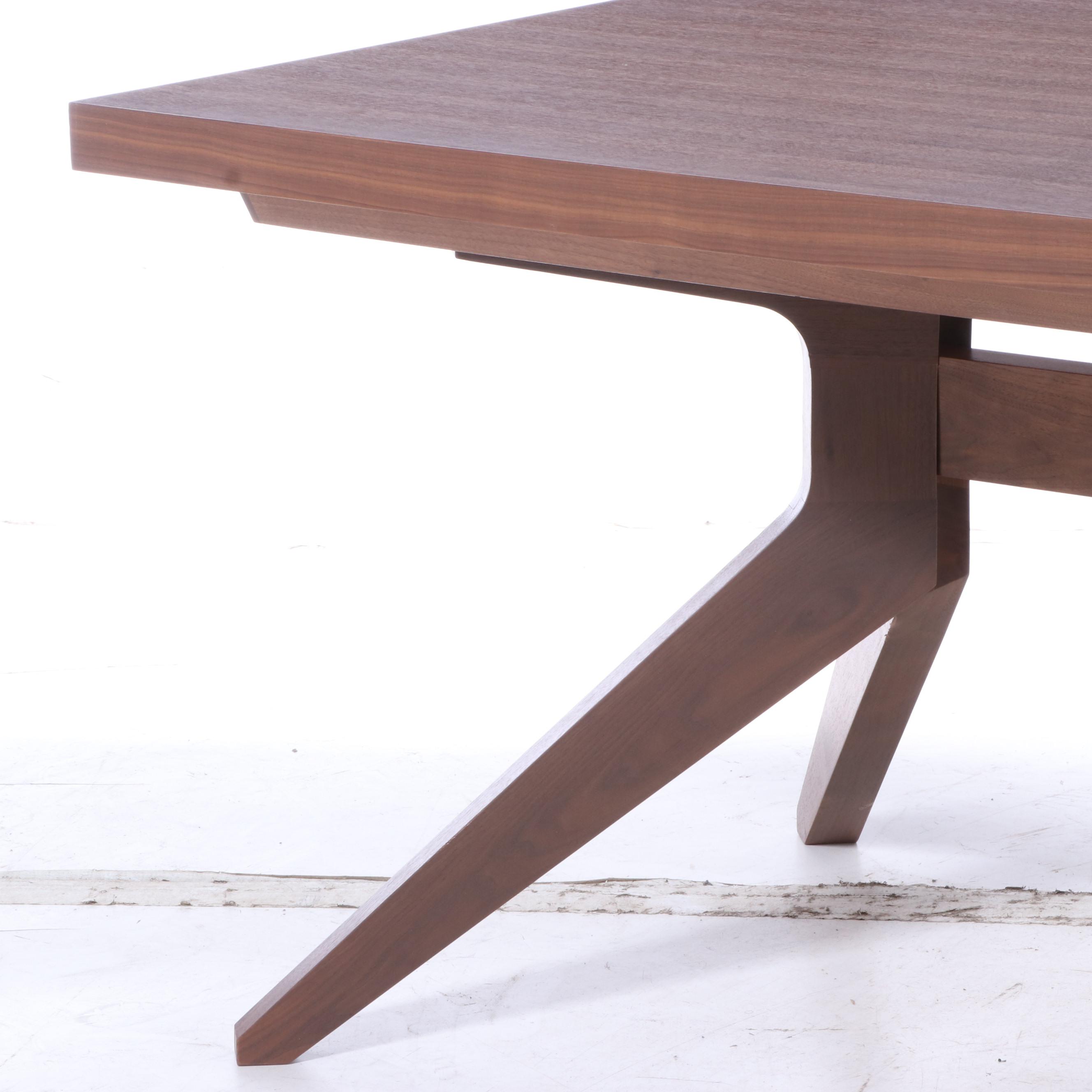 Matthew Hilton for Case Walnut "Cross Extension Table"