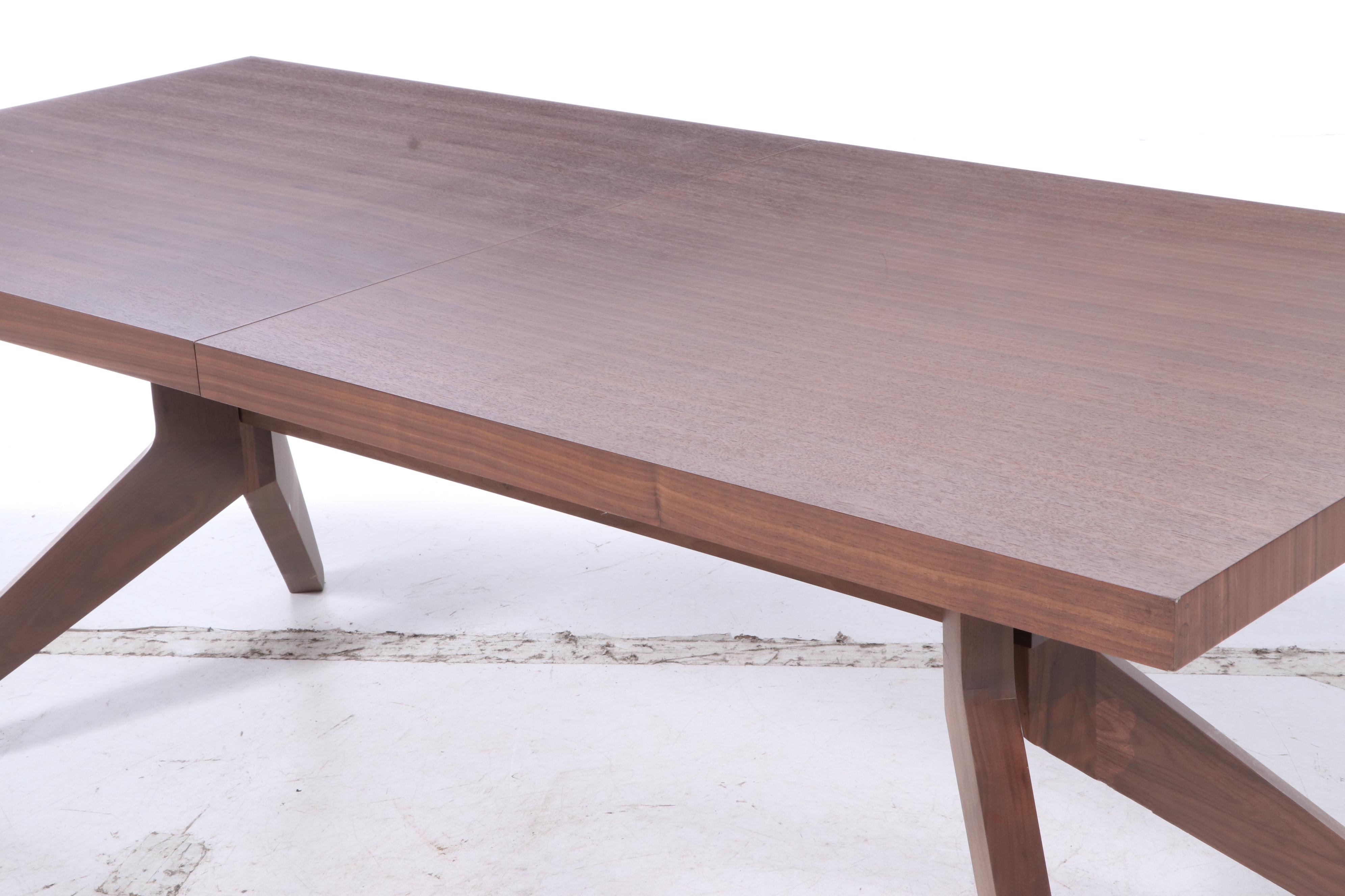 Matthew Hilton for Case Walnut "Cross Extension Table"