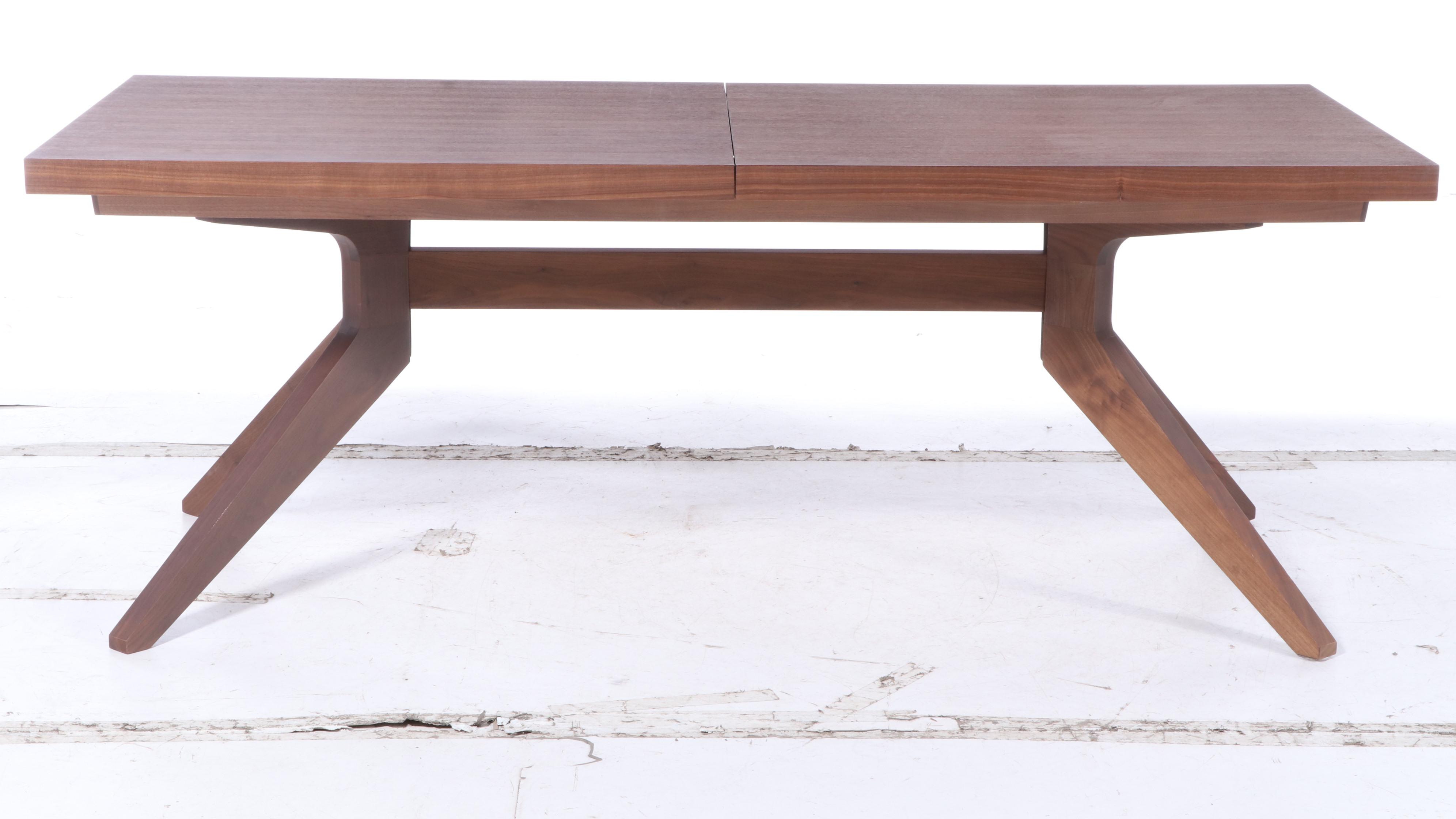 Matthew Hilton for Case Walnut "Cross Extension Table"