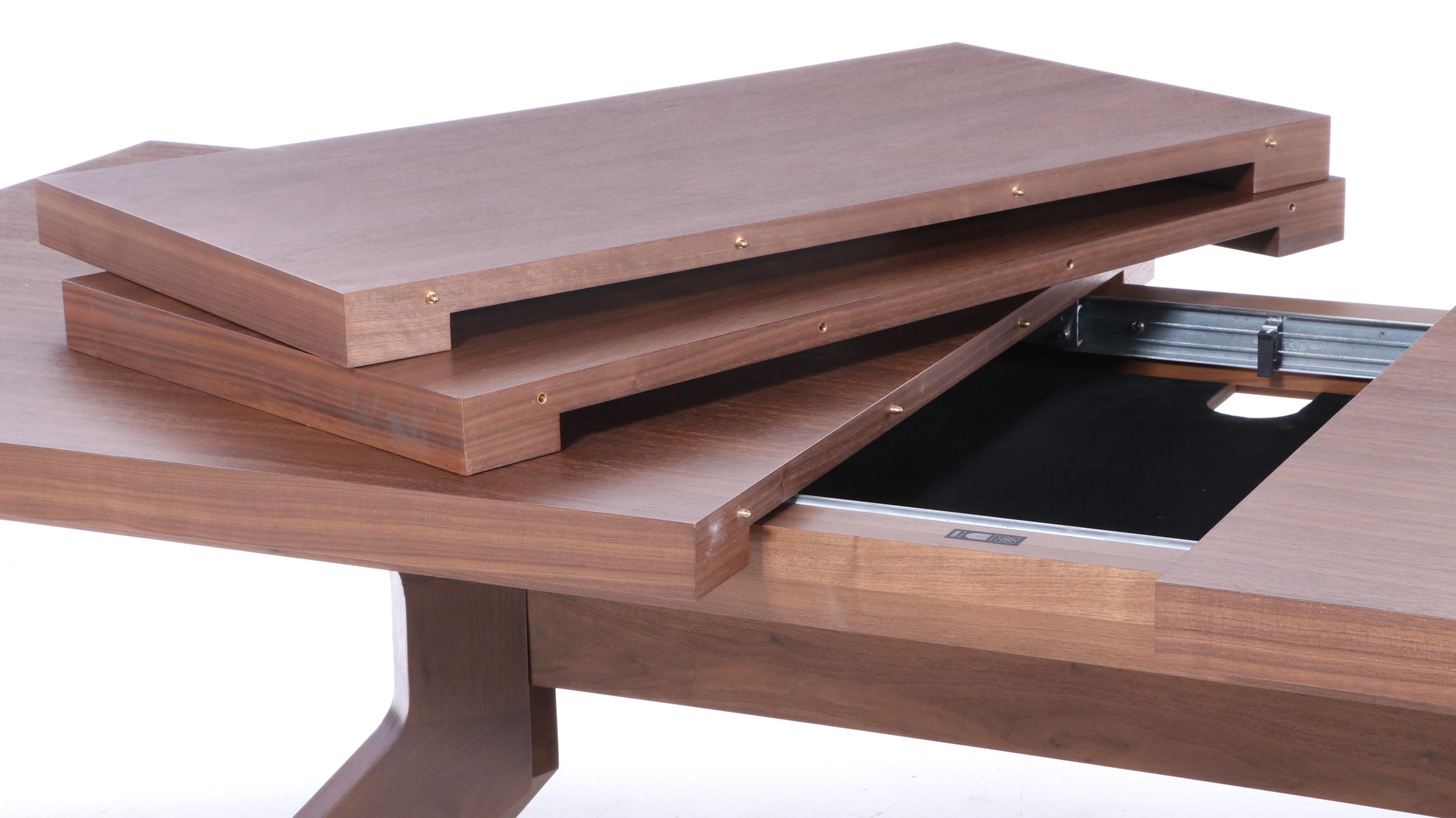 Matthew Hilton for Case Walnut "Cross Extension Table"