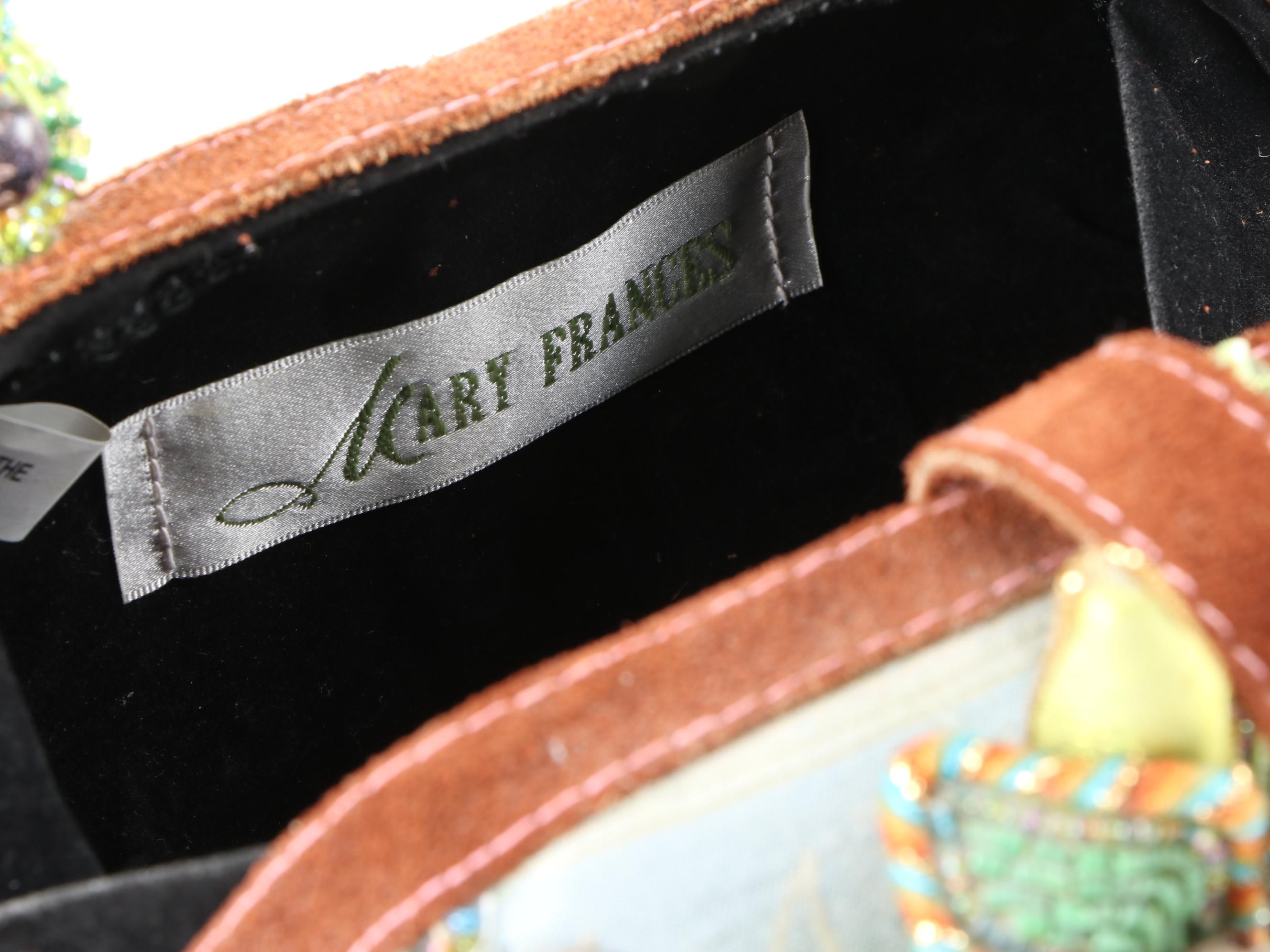 Mary Frances Floral Embellished Shoulder Bag