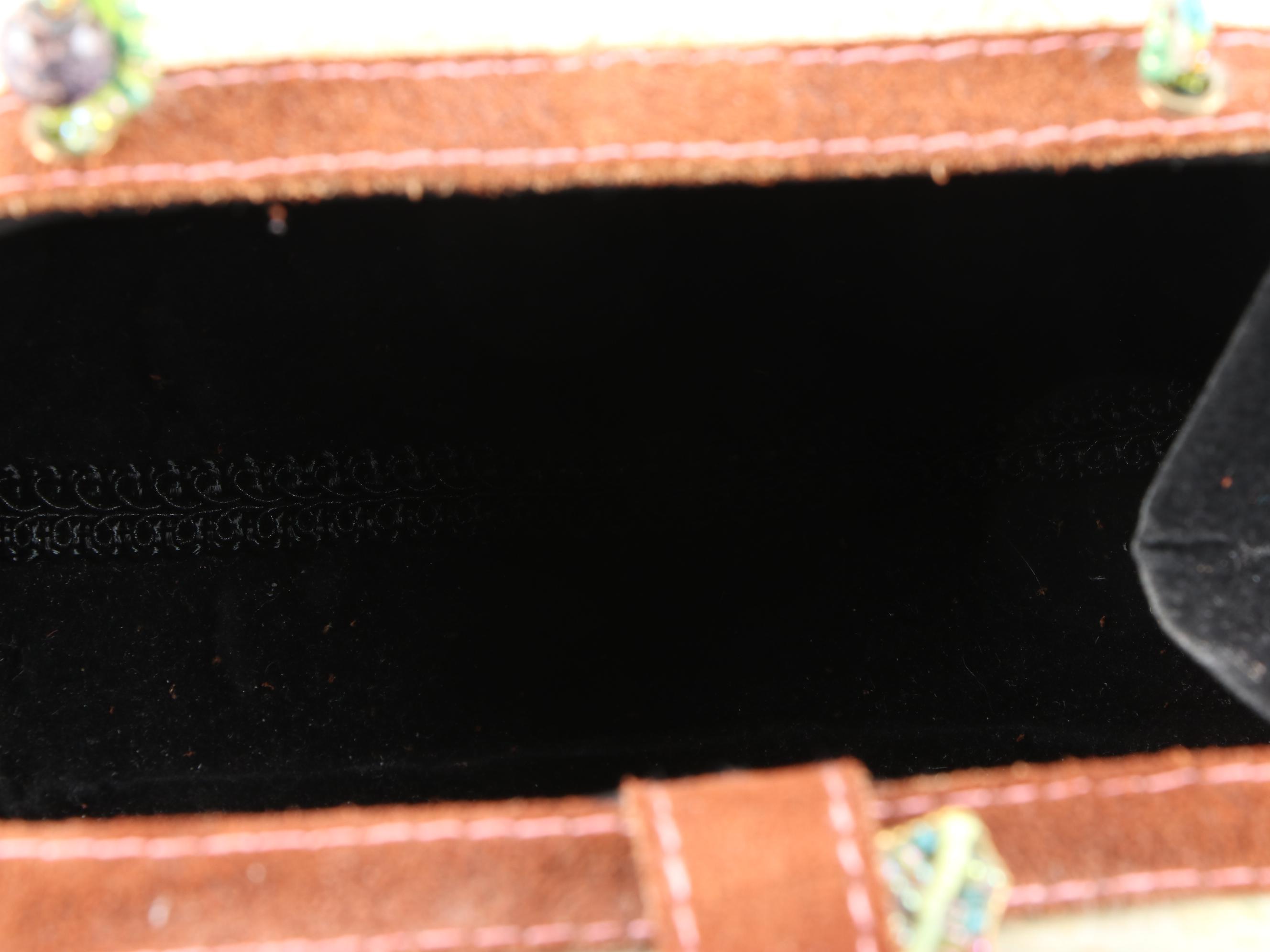 Mary Frances Floral Embellished Shoulder Bag