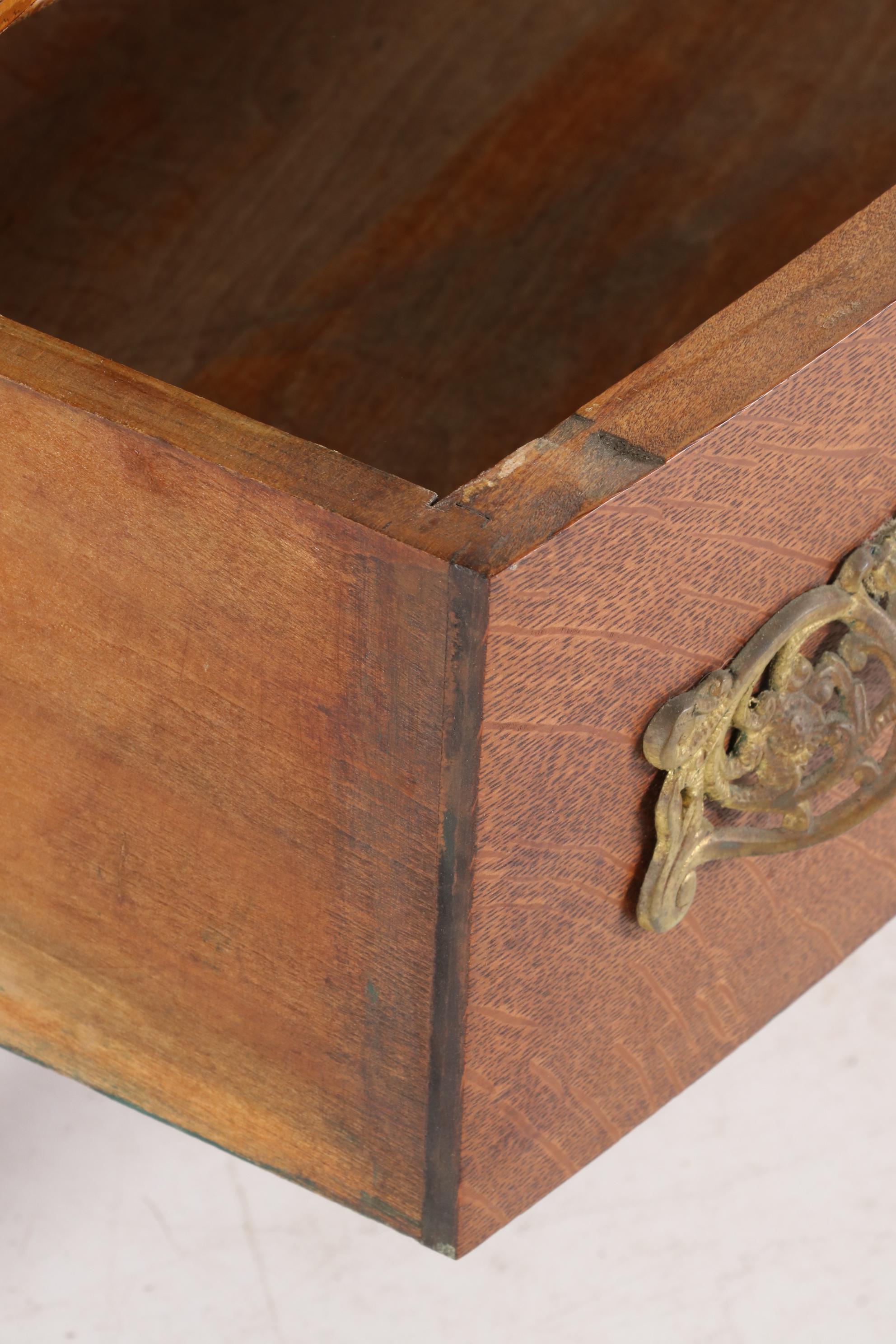 Victorian Oak China Cabinet, Late 19th to Early 20th Century