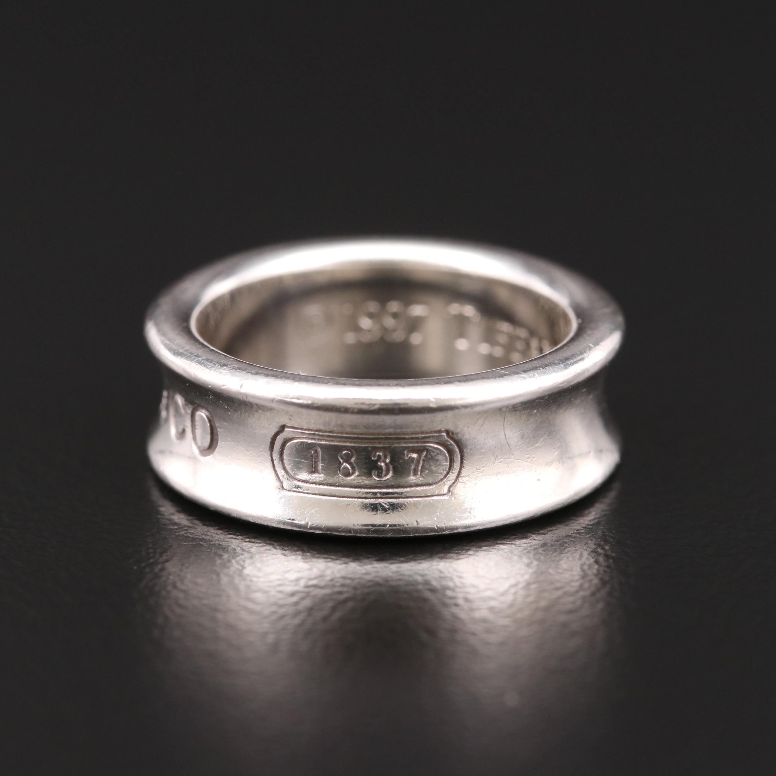 Tiffany & Co. "1837" Sterling Ring