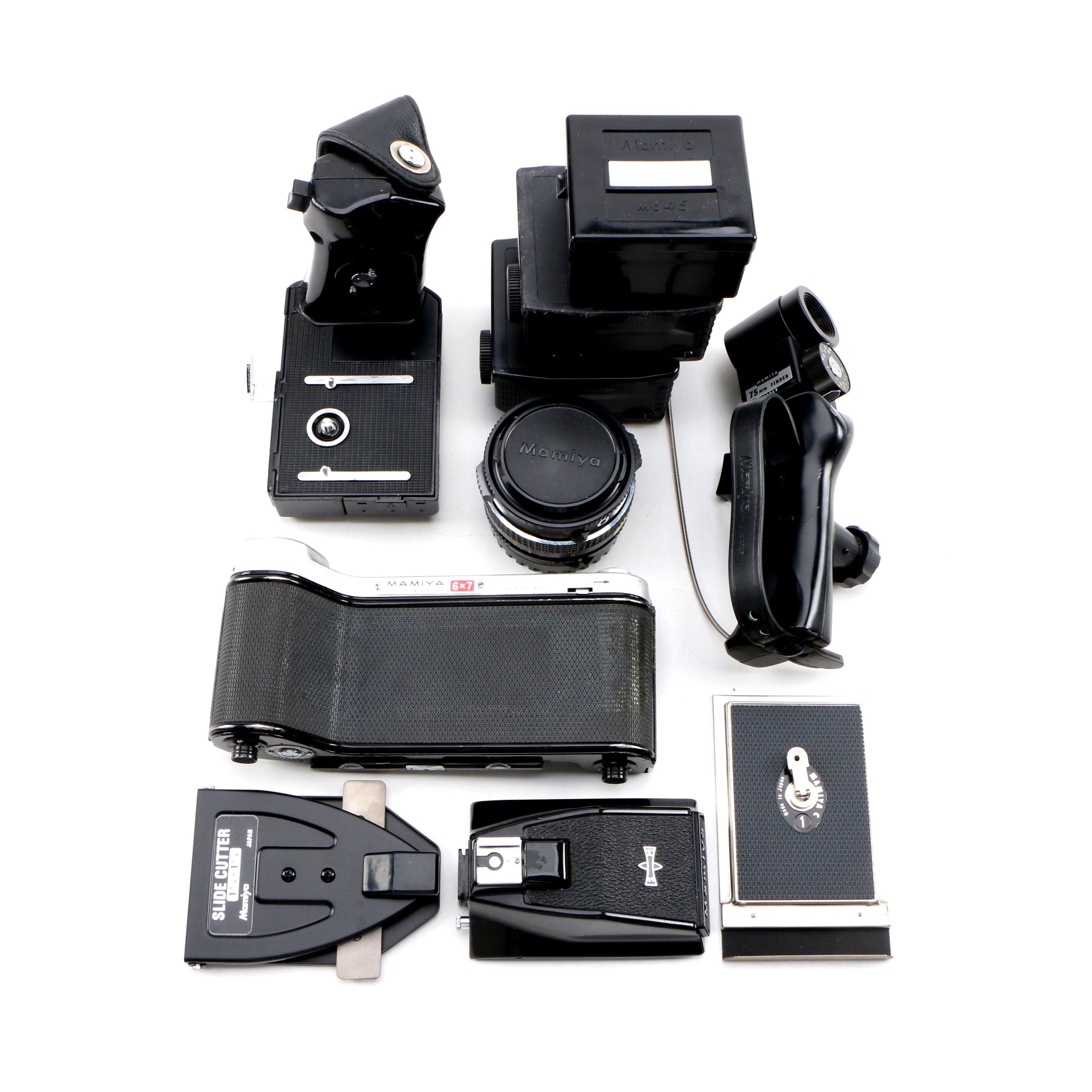 Mamiya Camera with Accessories
