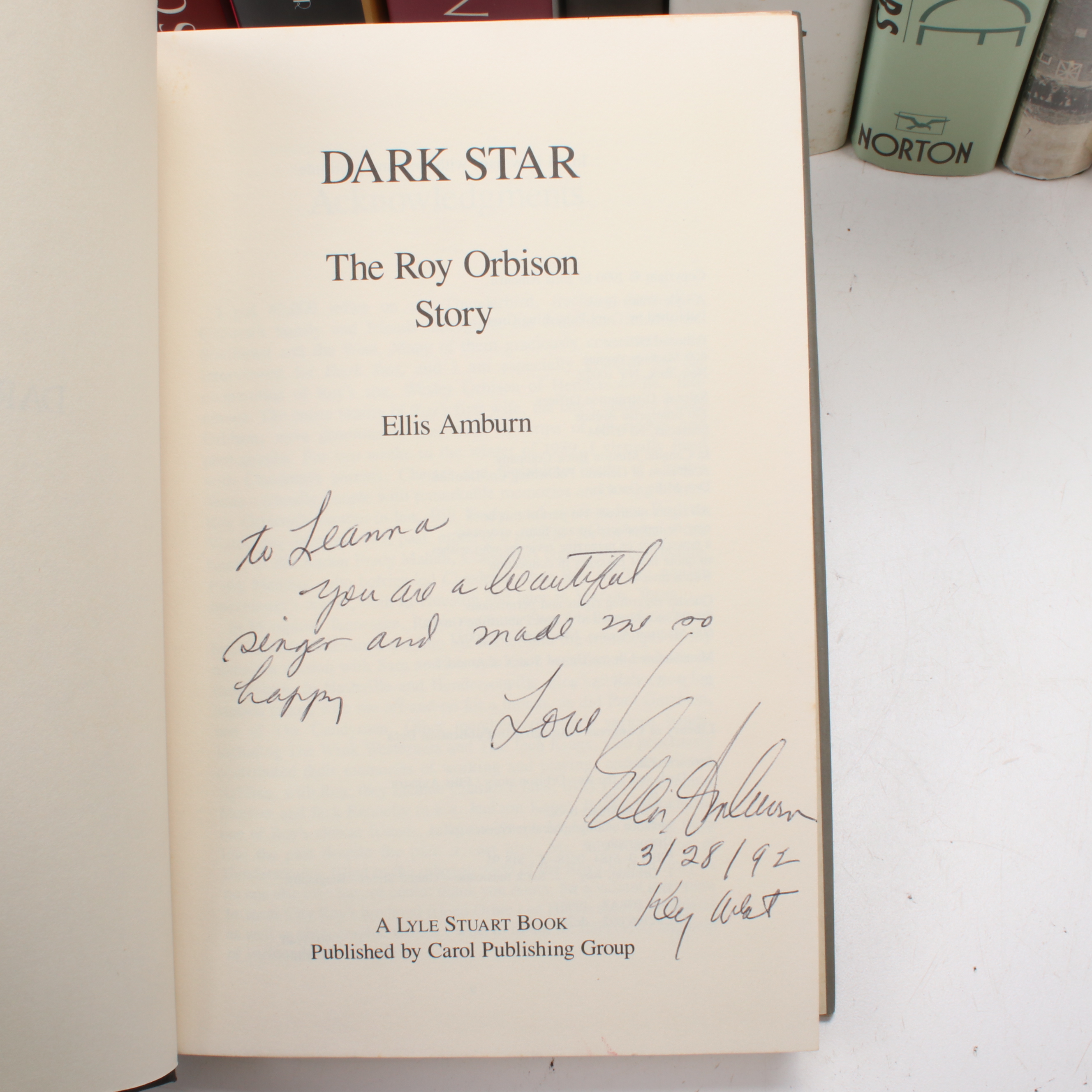 First Edition Biography and Memoir Hardcover Book Collection, Two Signed