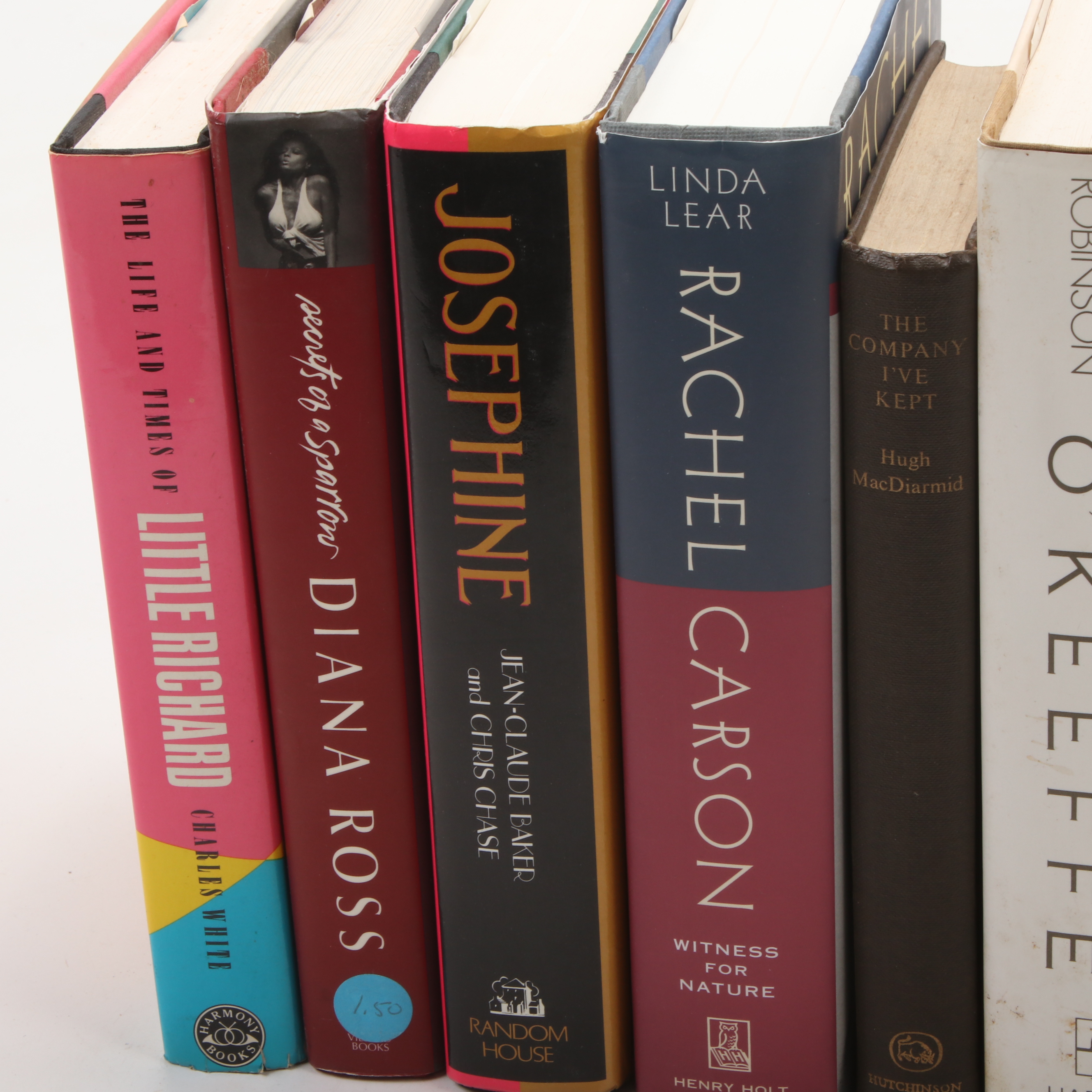 First Edition Biography and Memoir Hardcover Book Collection, Two Signed