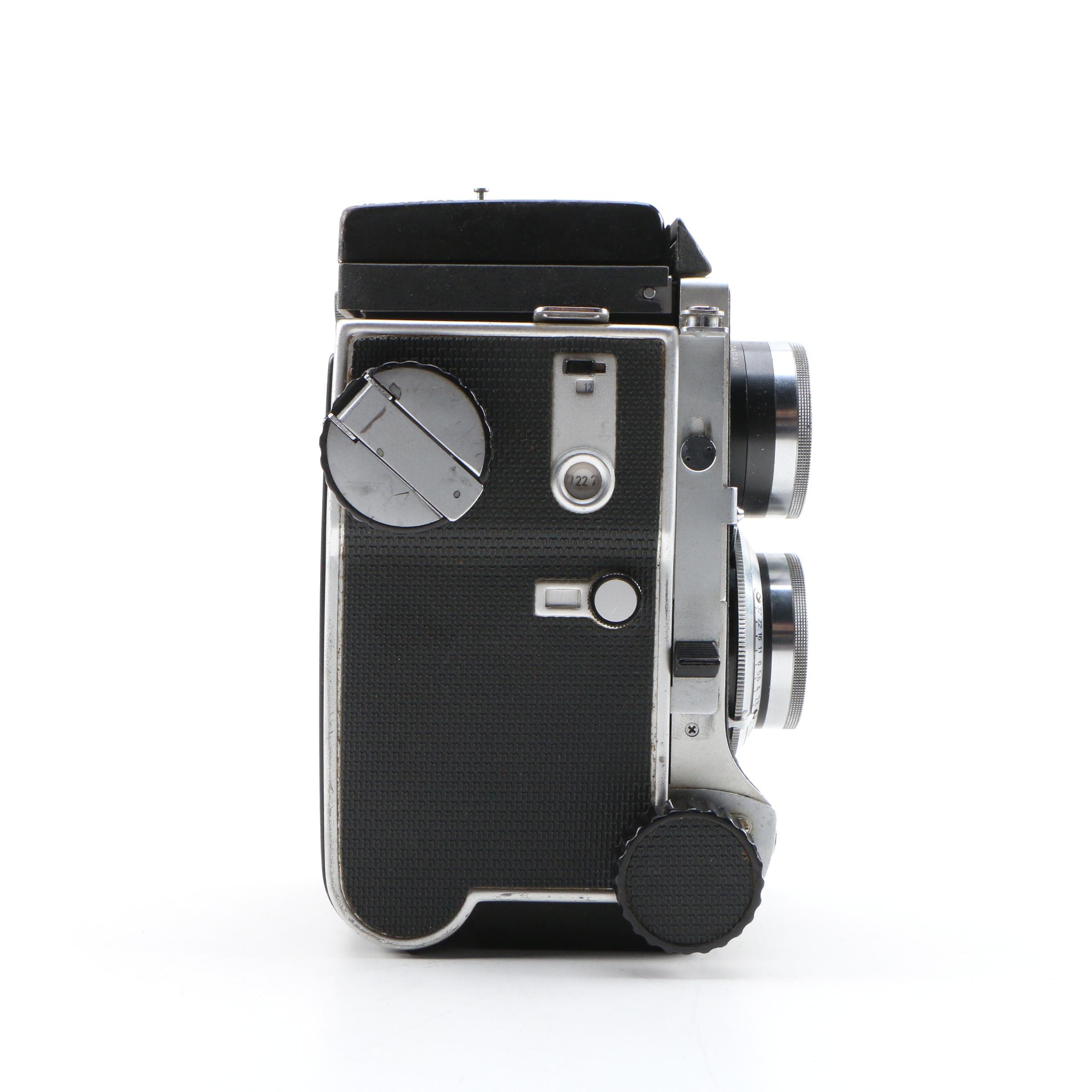 Mamiya C220 TLR Film Camera with 80mm Lens, 1970s