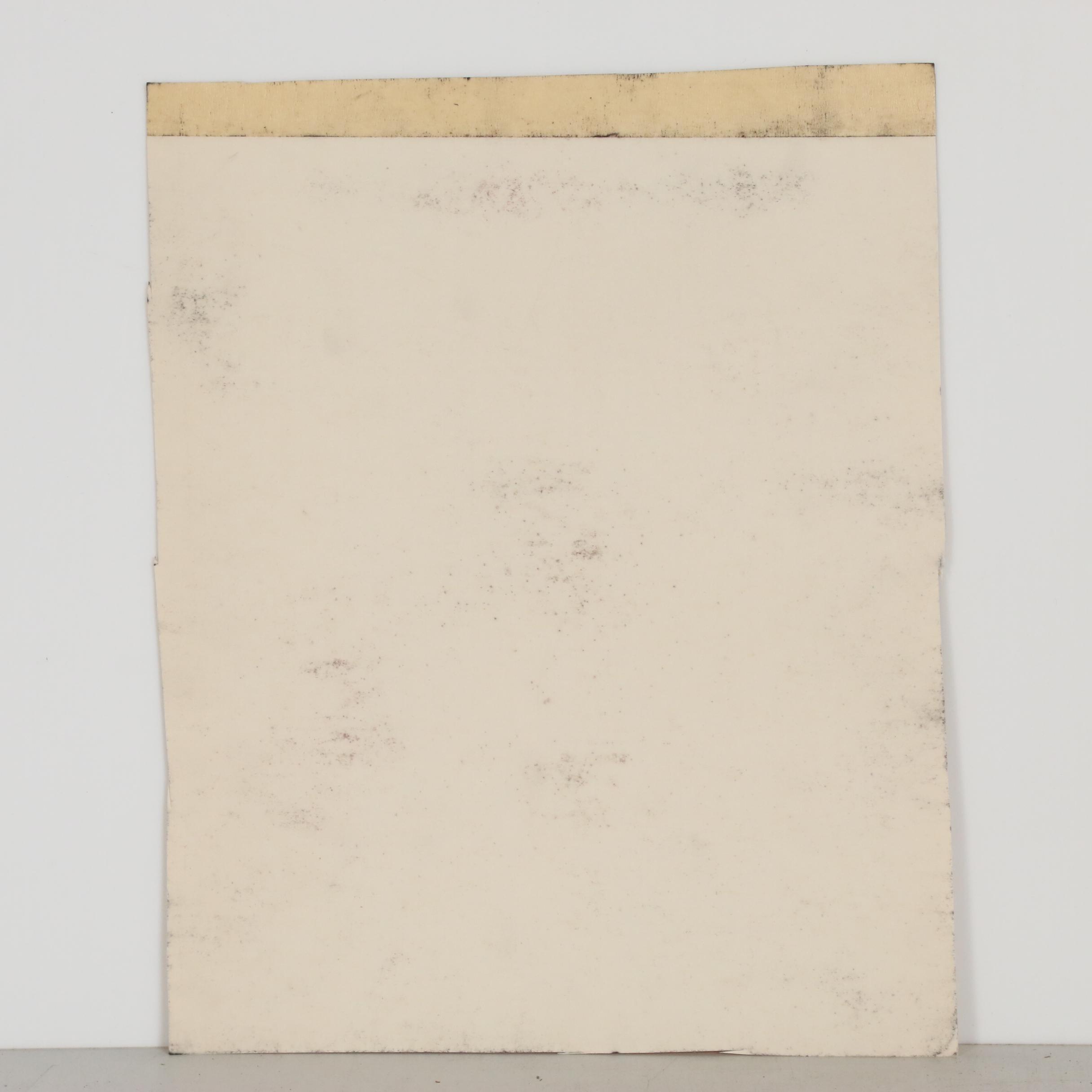 Abstract Erotic Graphite Drawing, Circa 1970