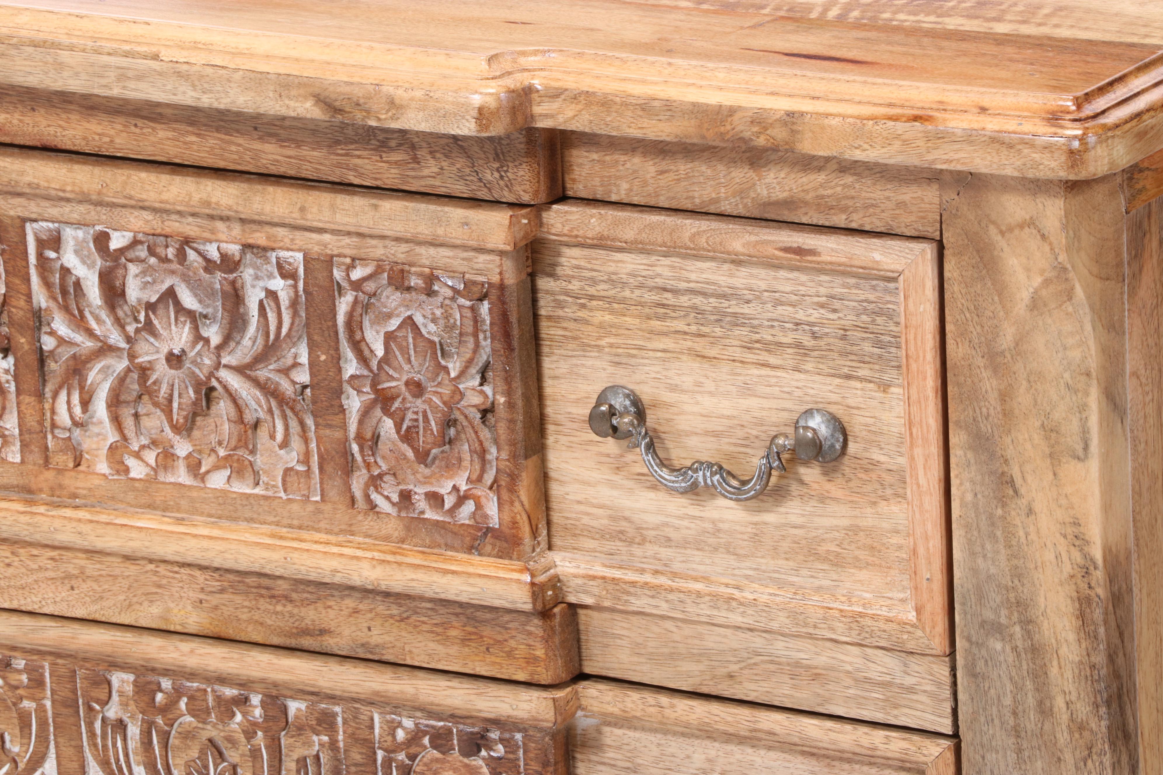 Anglo-Indian Style Dileep Industries Mixed Wood Chest of Drawers