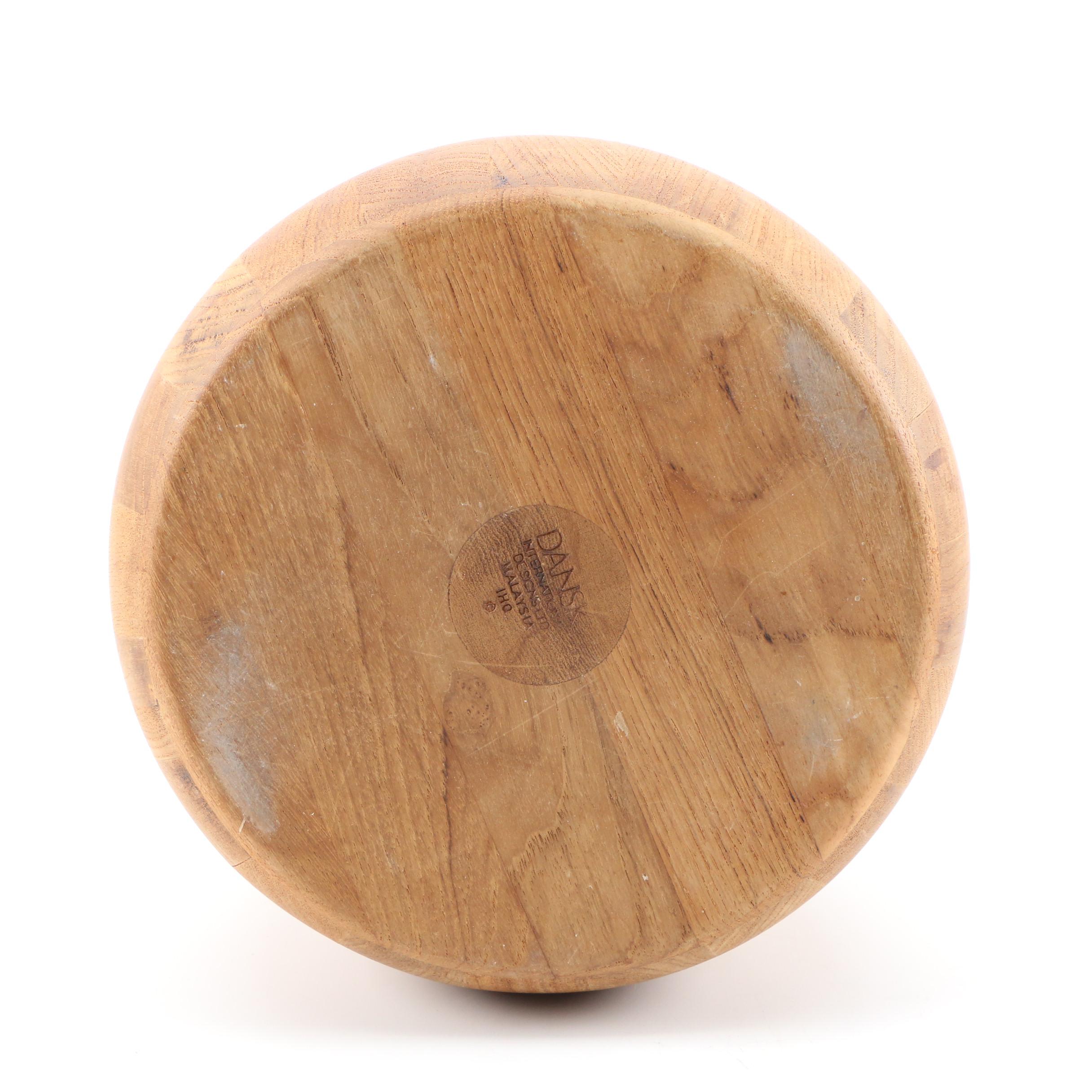 Dansk International Designs Teak Ice Bucket