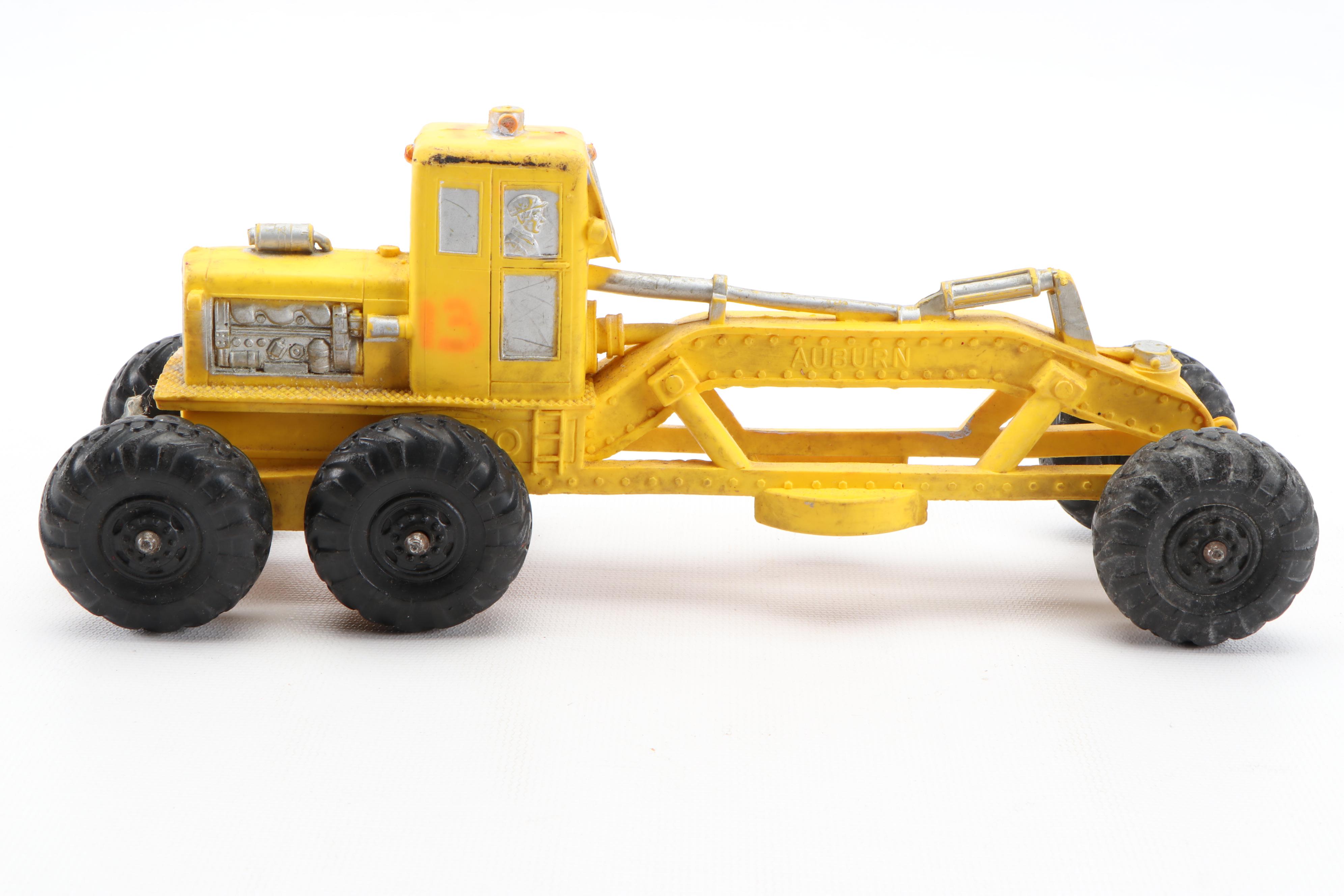 Buddy L "Gradall" Truck with Auburn Rubber Farm Toy Truck