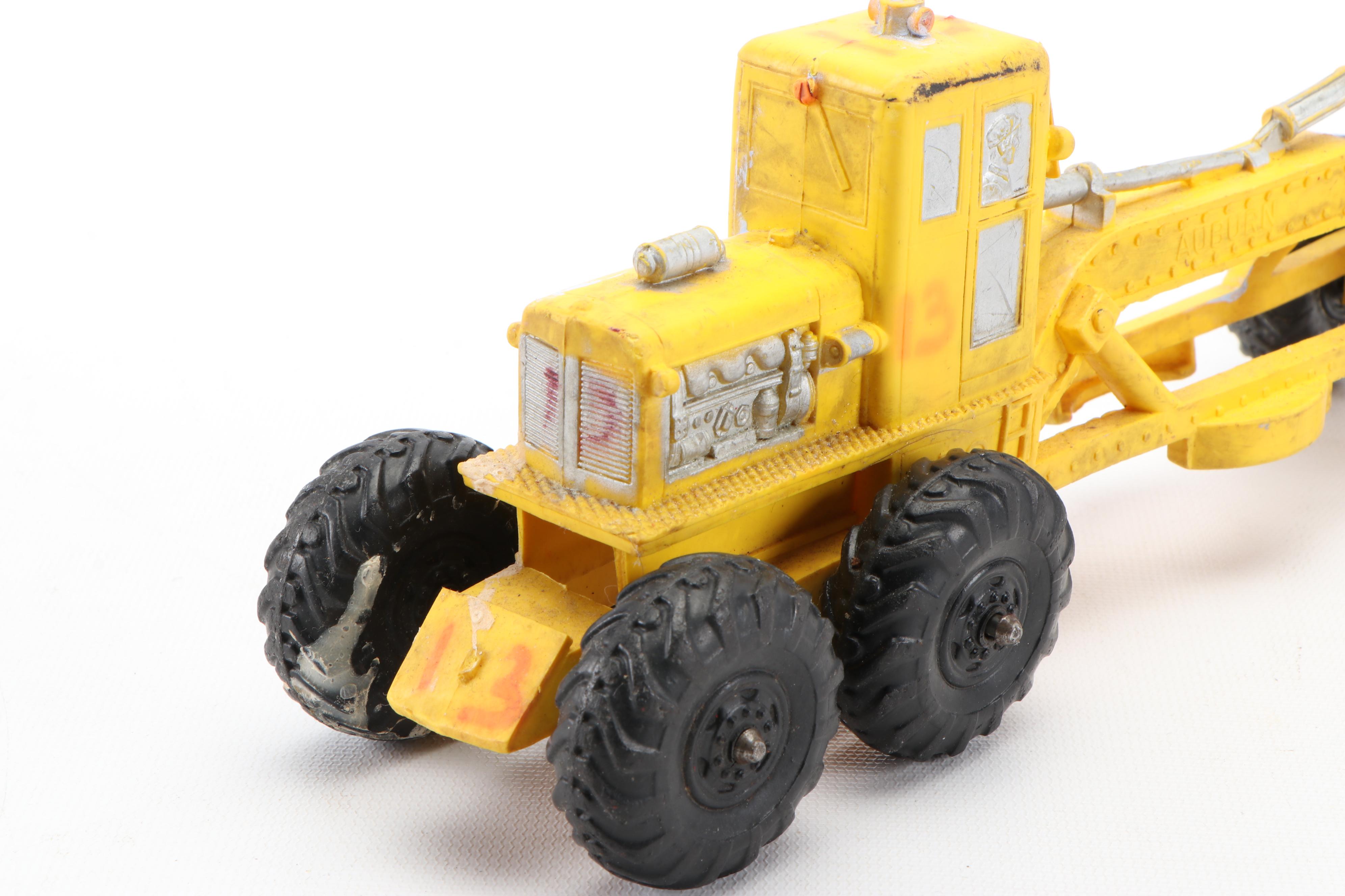 Buddy L "Gradall" Truck with Auburn Rubber Farm Toy Truck