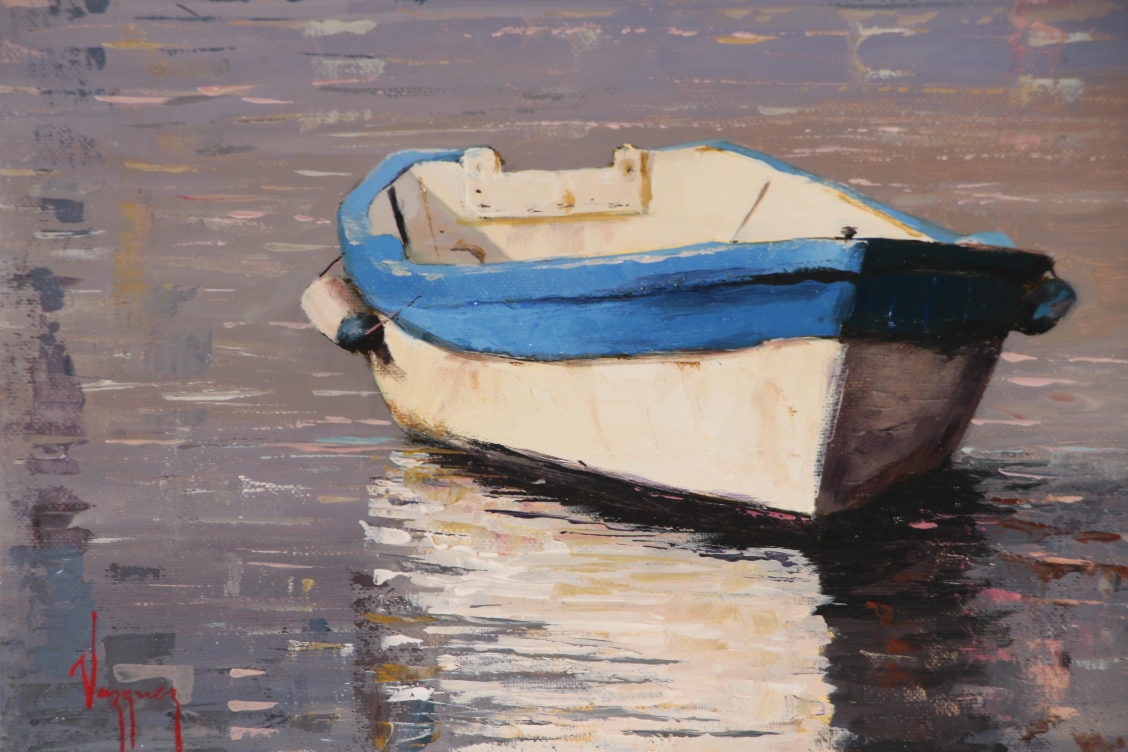 Marco Antonio Vazquez Oil Painting of Boat