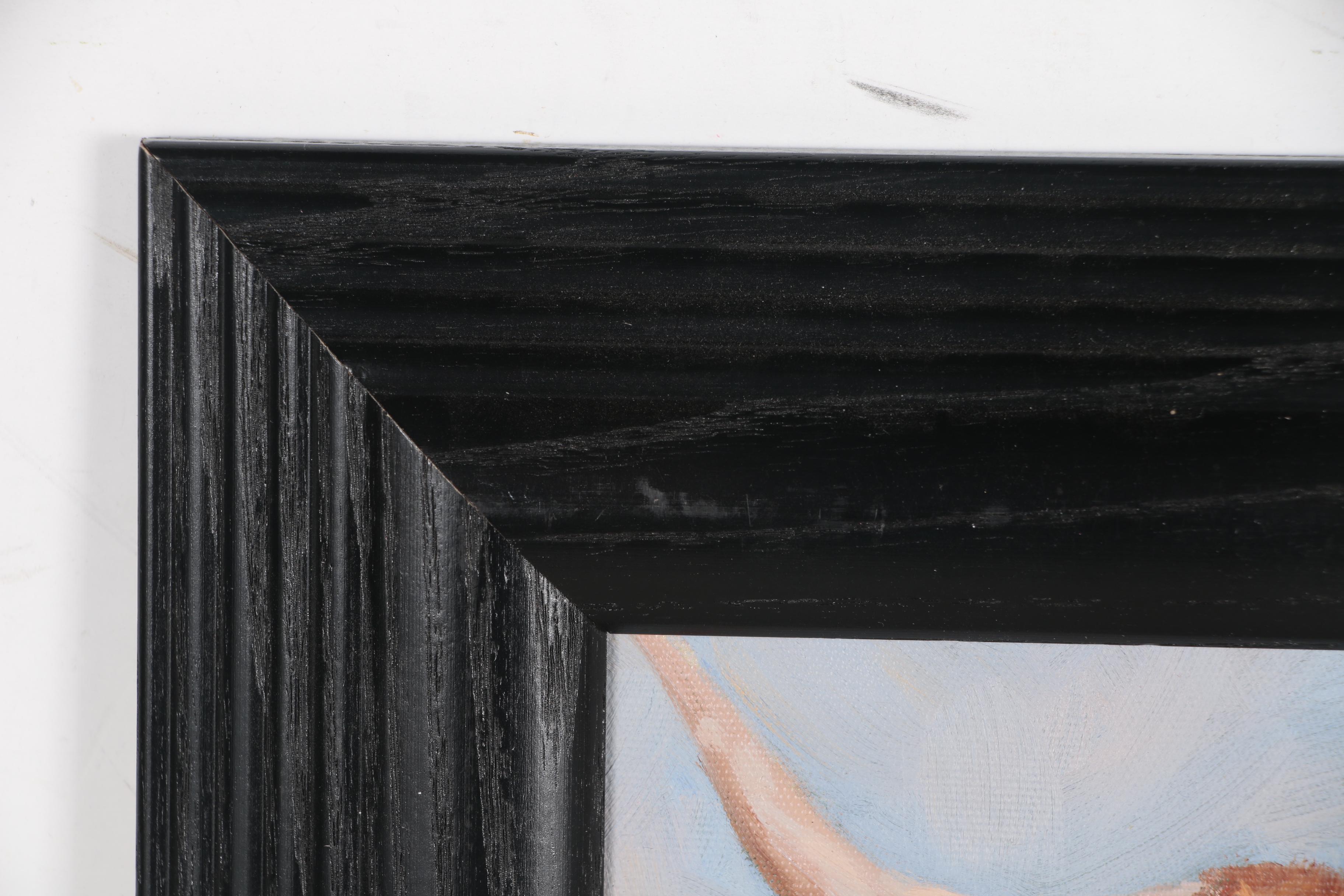 Rebecca Manns Oil Painting "Long Horn Bull"