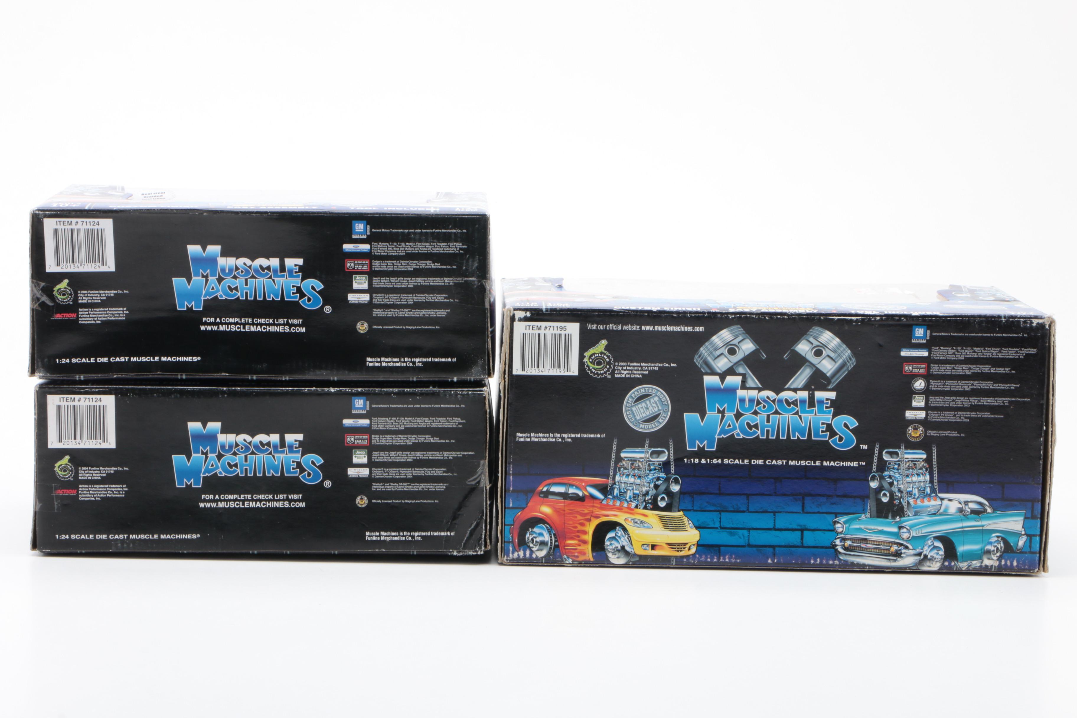 Funline "Muscle Machines" Diecast Vehicles in Original Packaging, 2003