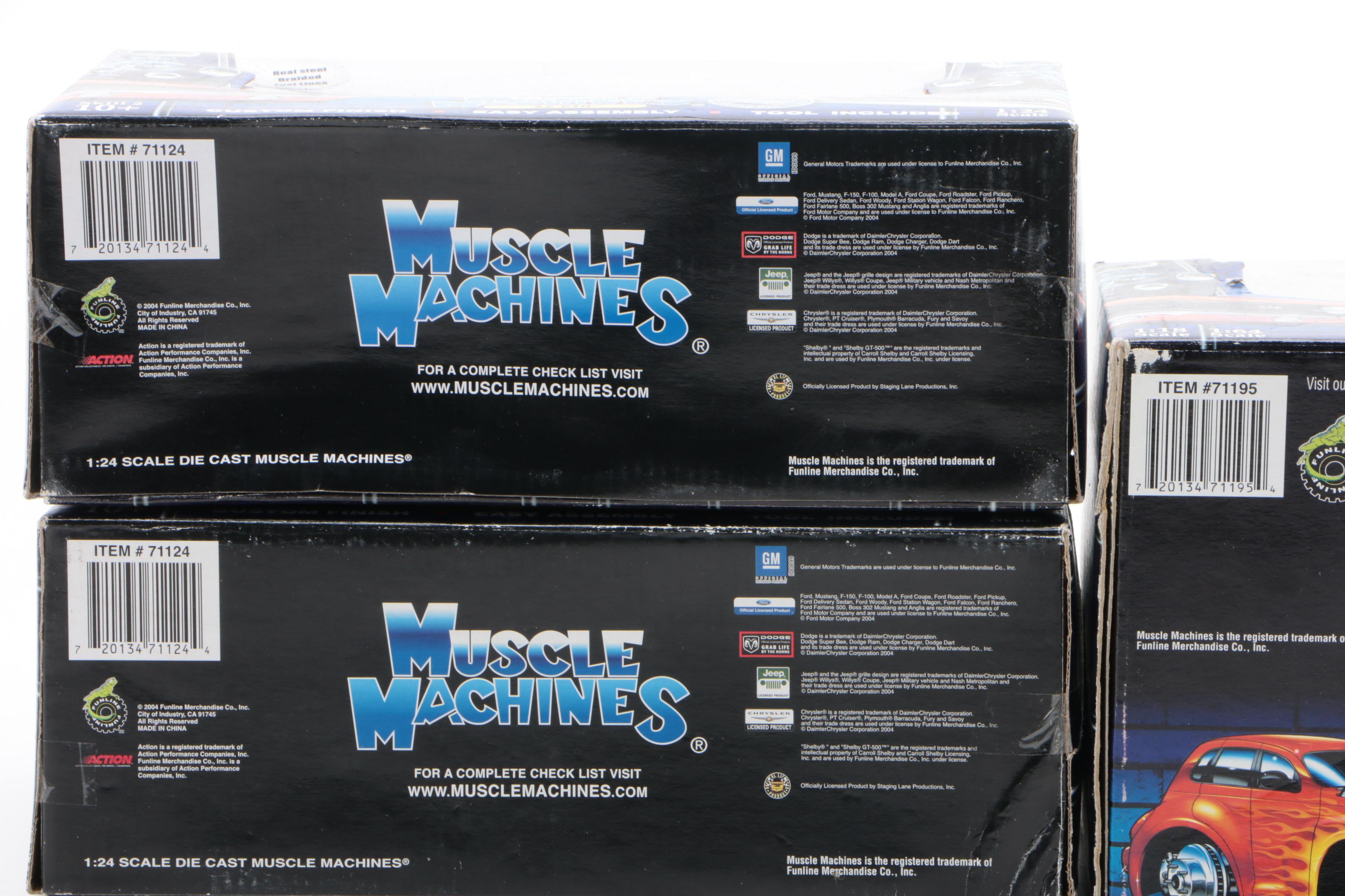 Funline "Muscle Machines" Diecast Vehicles in Original Packaging, 2003