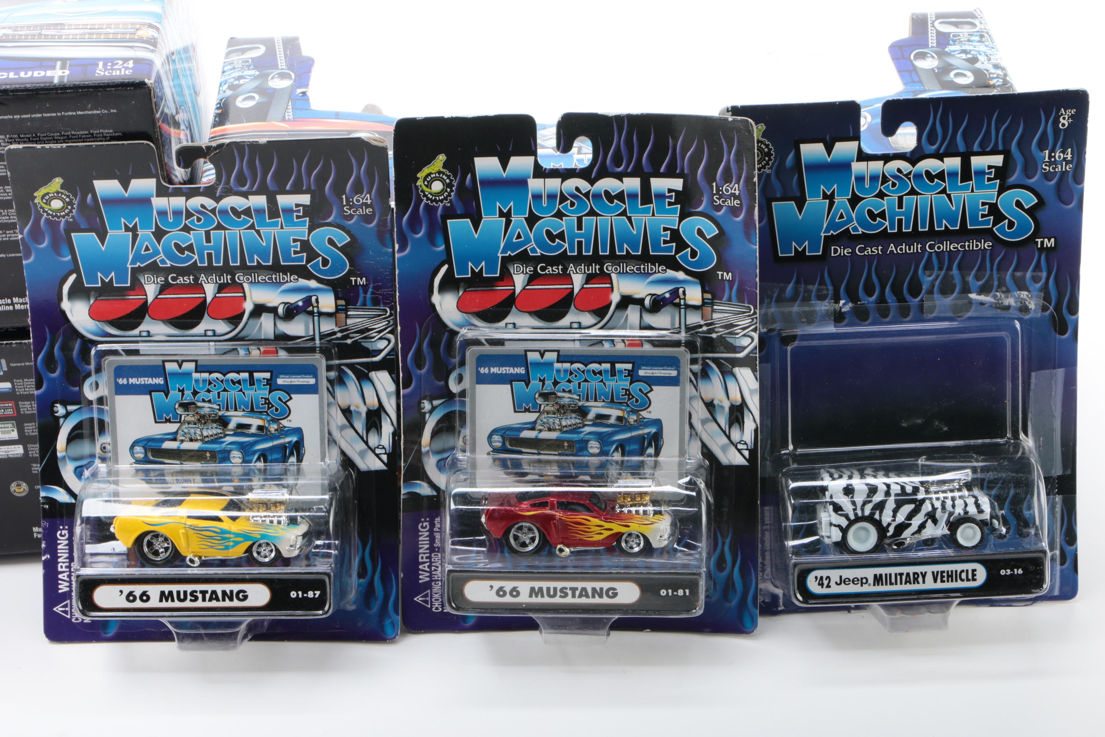 Funline "Muscle Machines" Diecast Vehicles in Original Packaging, 2003
