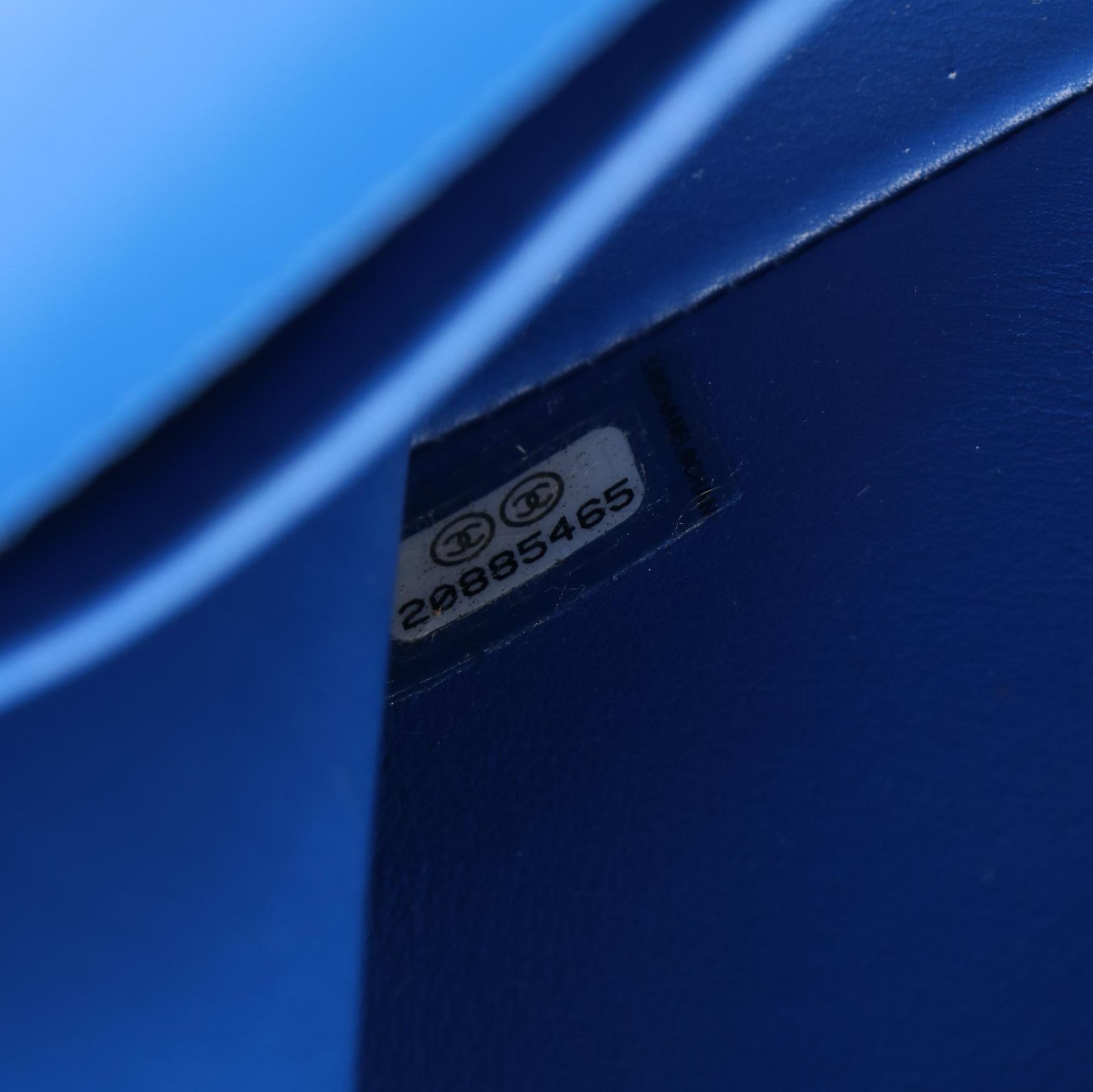 Chanel Matte Blue Alligator and Calfskin Leather Two-Way Boy Bag