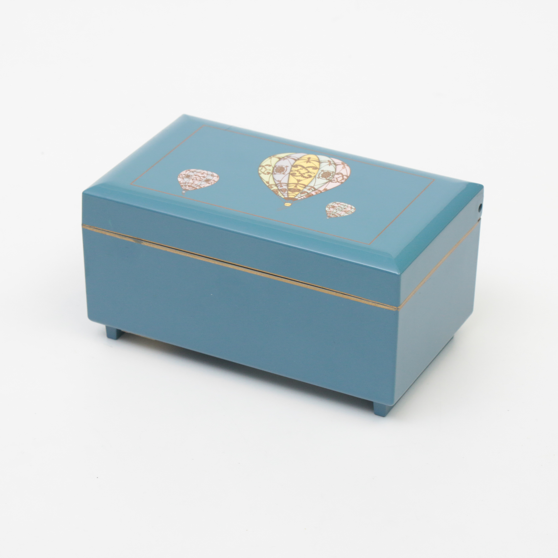 Curtis-Swann Inc. "Around the World in 80 Days" Lacquerware Music Box