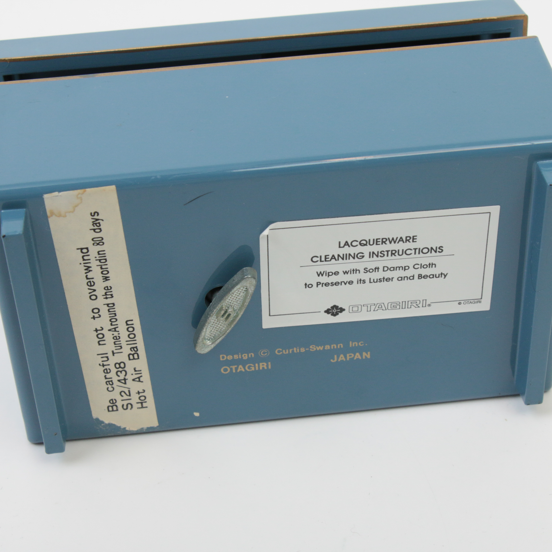 Curtis-Swann Inc. "Around the World in 80 Days" Lacquerware Music Box