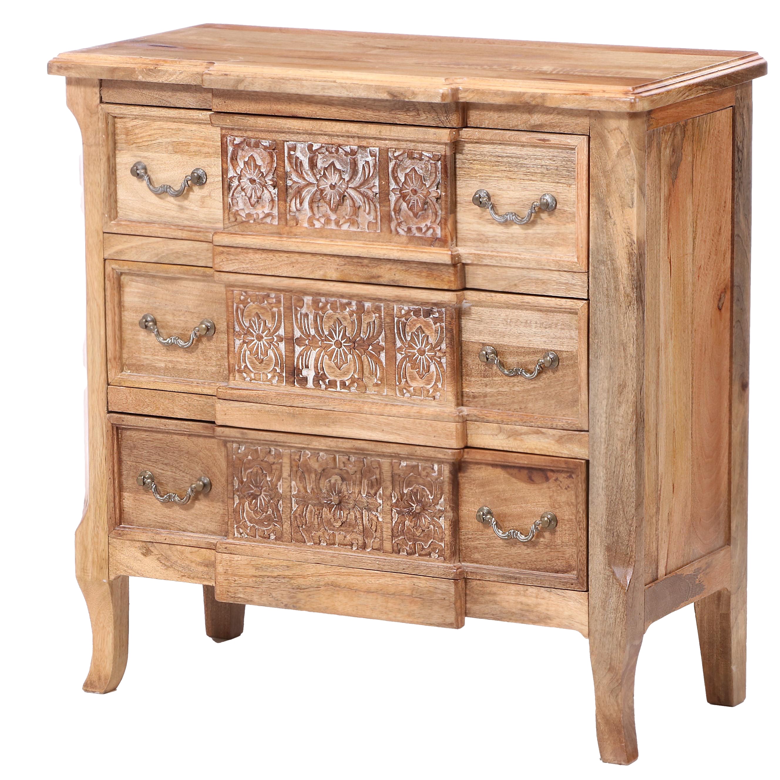 Anglo-Indian Style Dileep Industries Mixed Wood Chest of Drawers