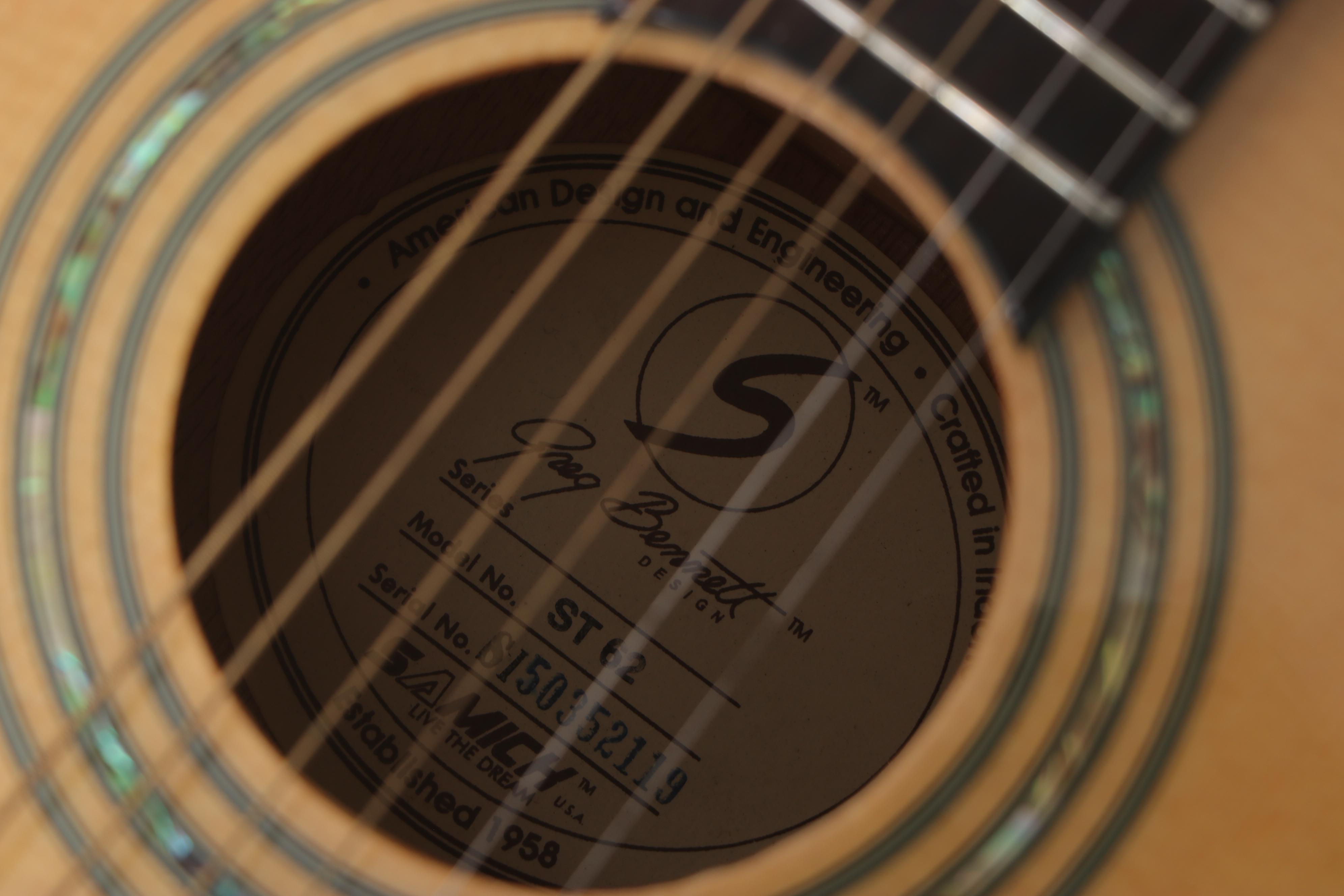 Samick "Greg Bennett" Acoustic Guitar with Case