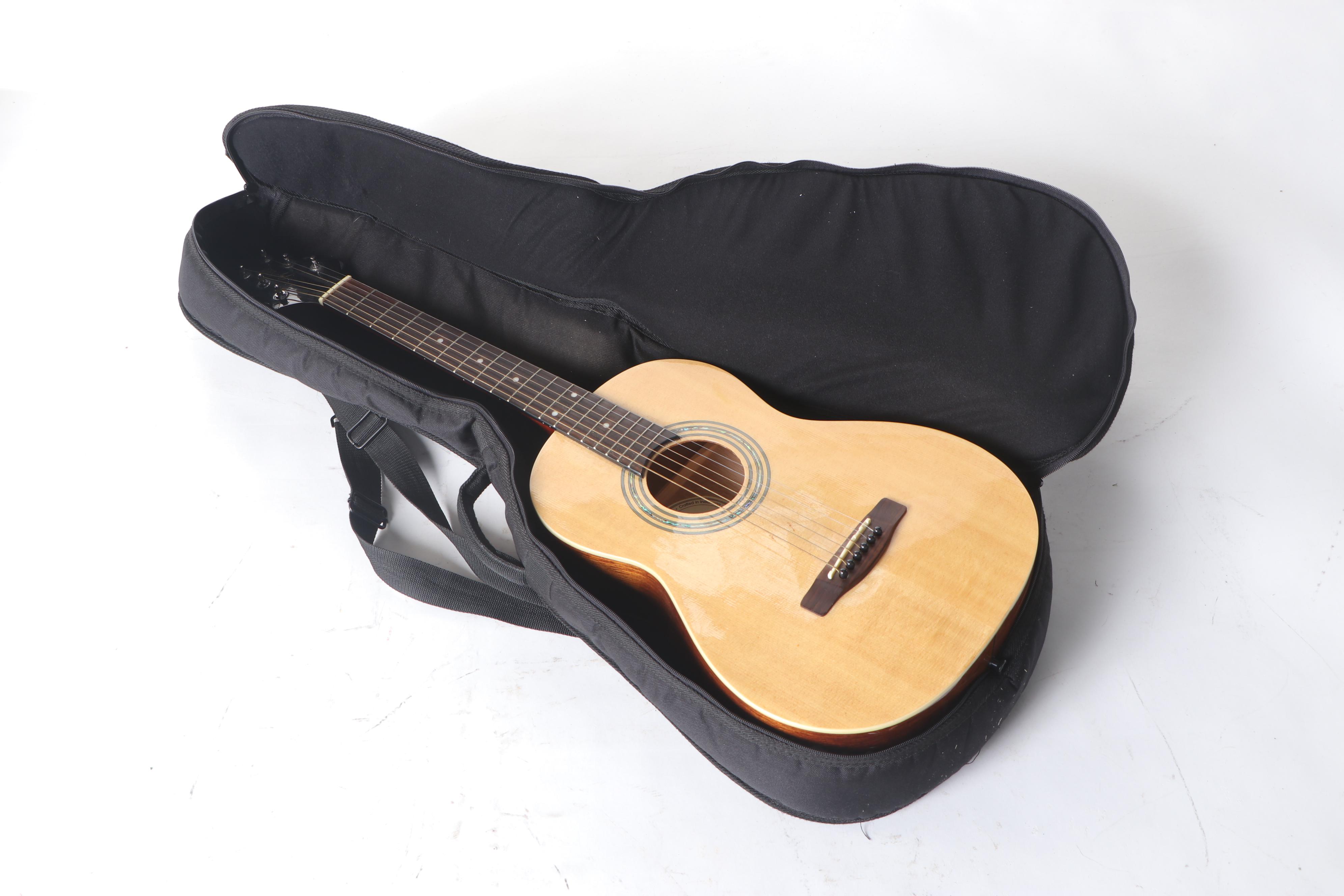 Samick "Greg Bennett" Acoustic Guitar with Case