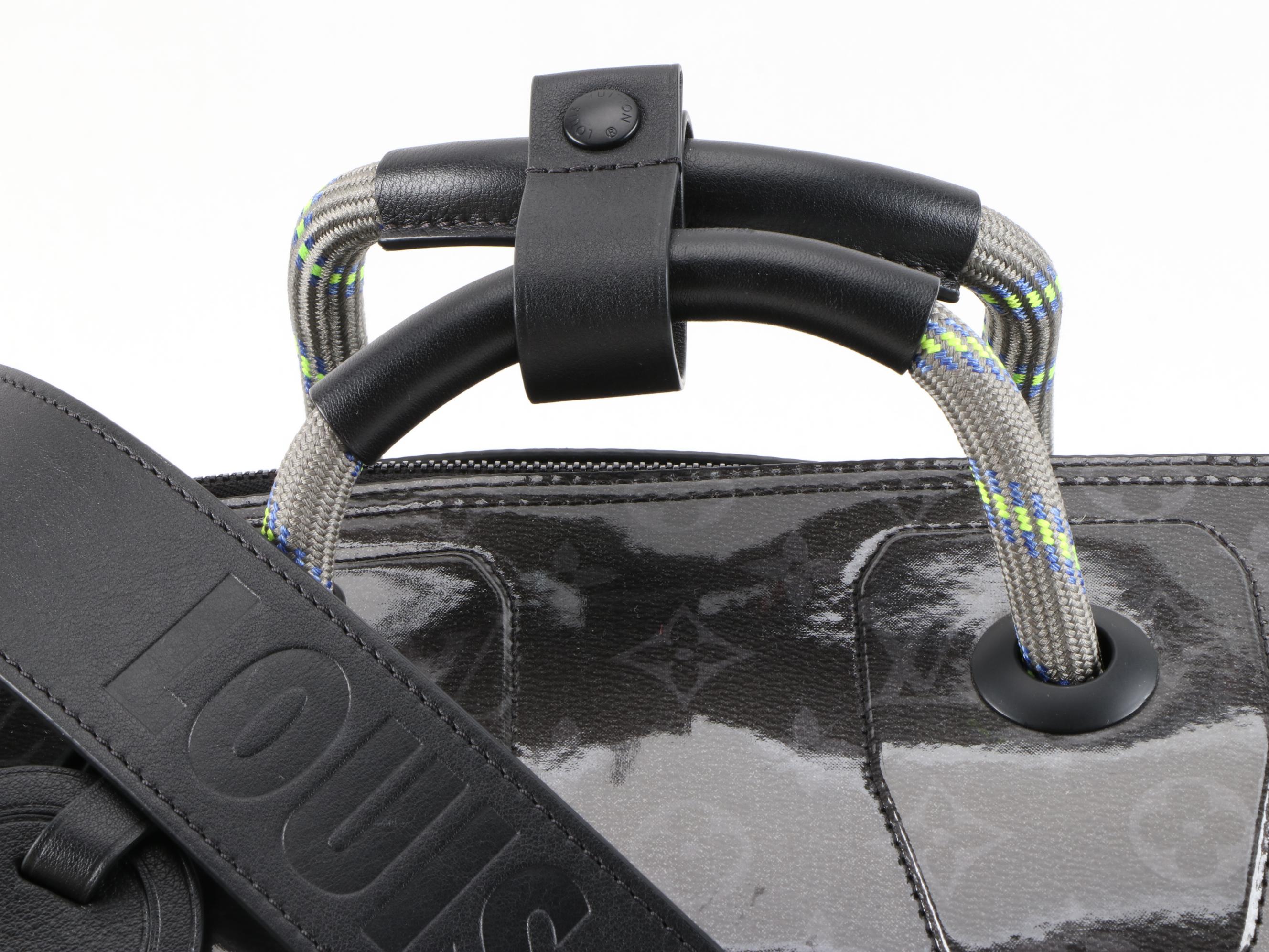 Louis Vuitton Limited Edition Glaze Eclipse Monogram Keepall Bandouliere 50