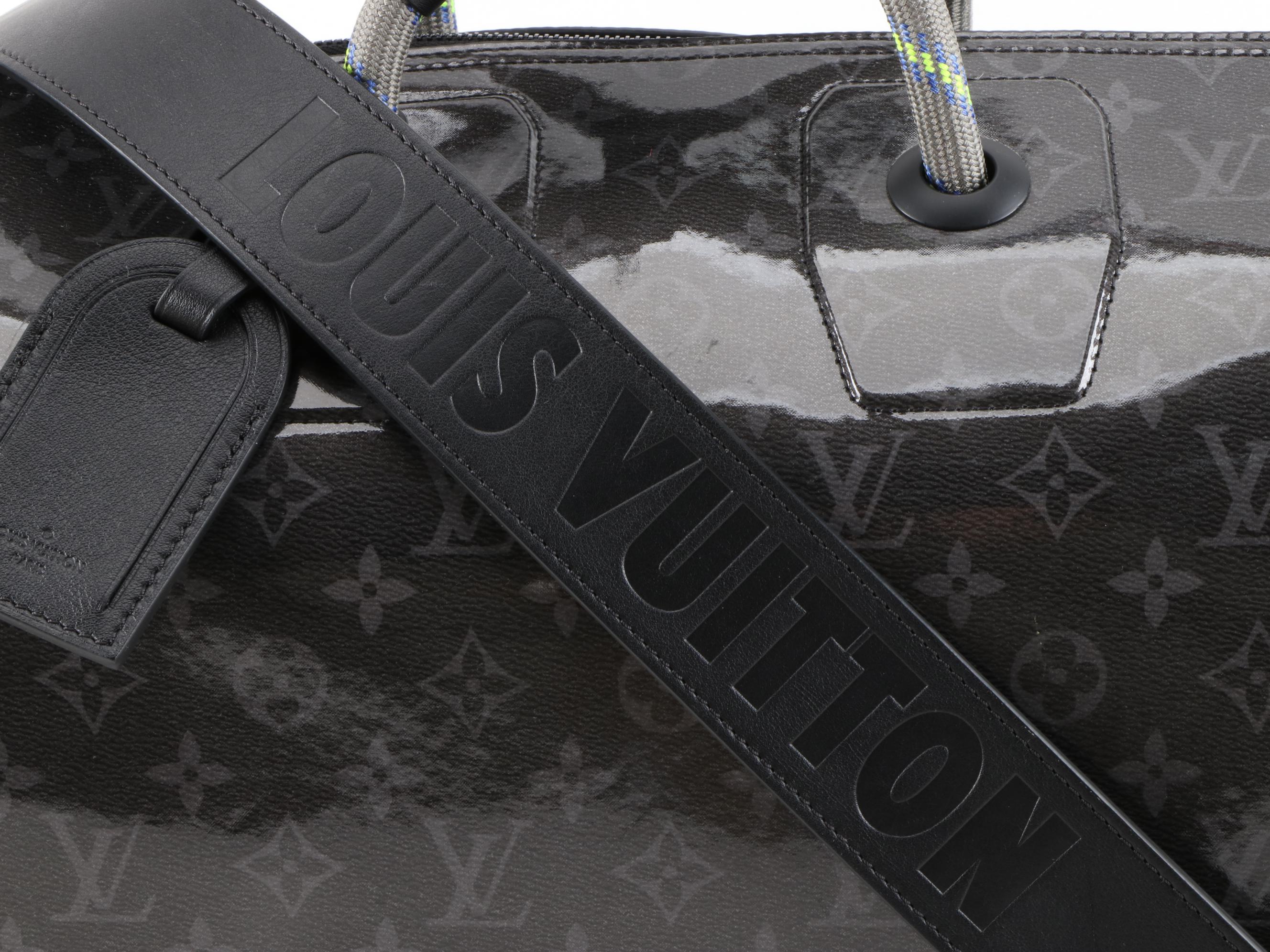 Louis Vuitton Limited Edition Glaze Eclipse Monogram Keepall Bandouliere 50
