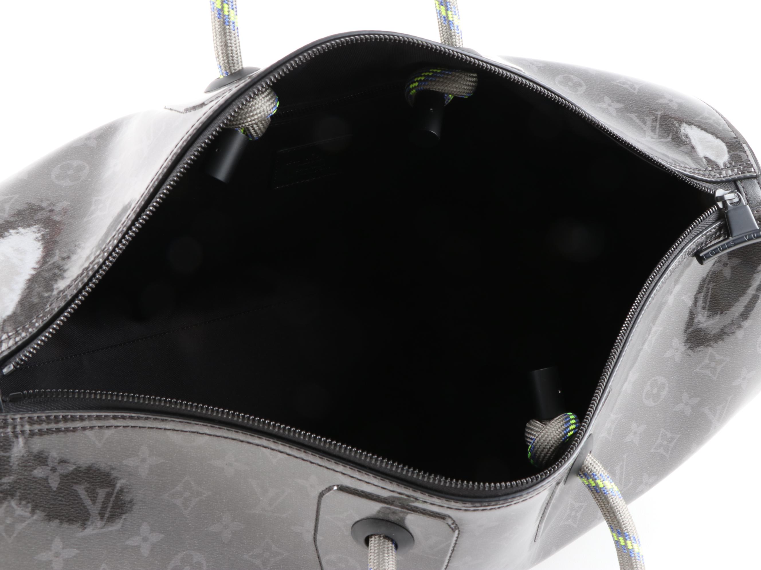 Louis Vuitton Limited Edition Glaze Eclipse Monogram Keepall Bandouliere 50