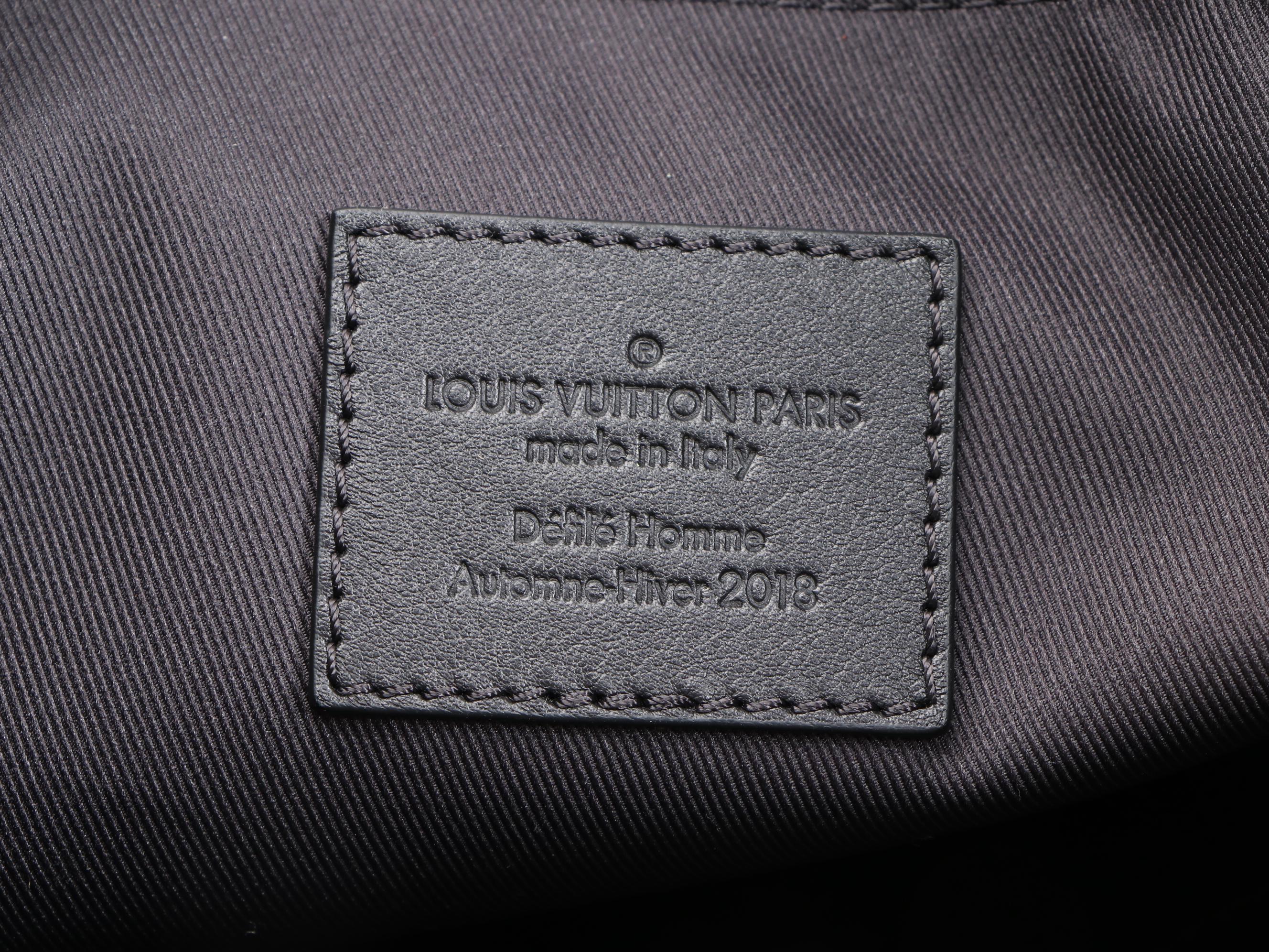 Louis Vuitton Limited Edition Glaze Eclipse Monogram Keepall Bandouliere 50